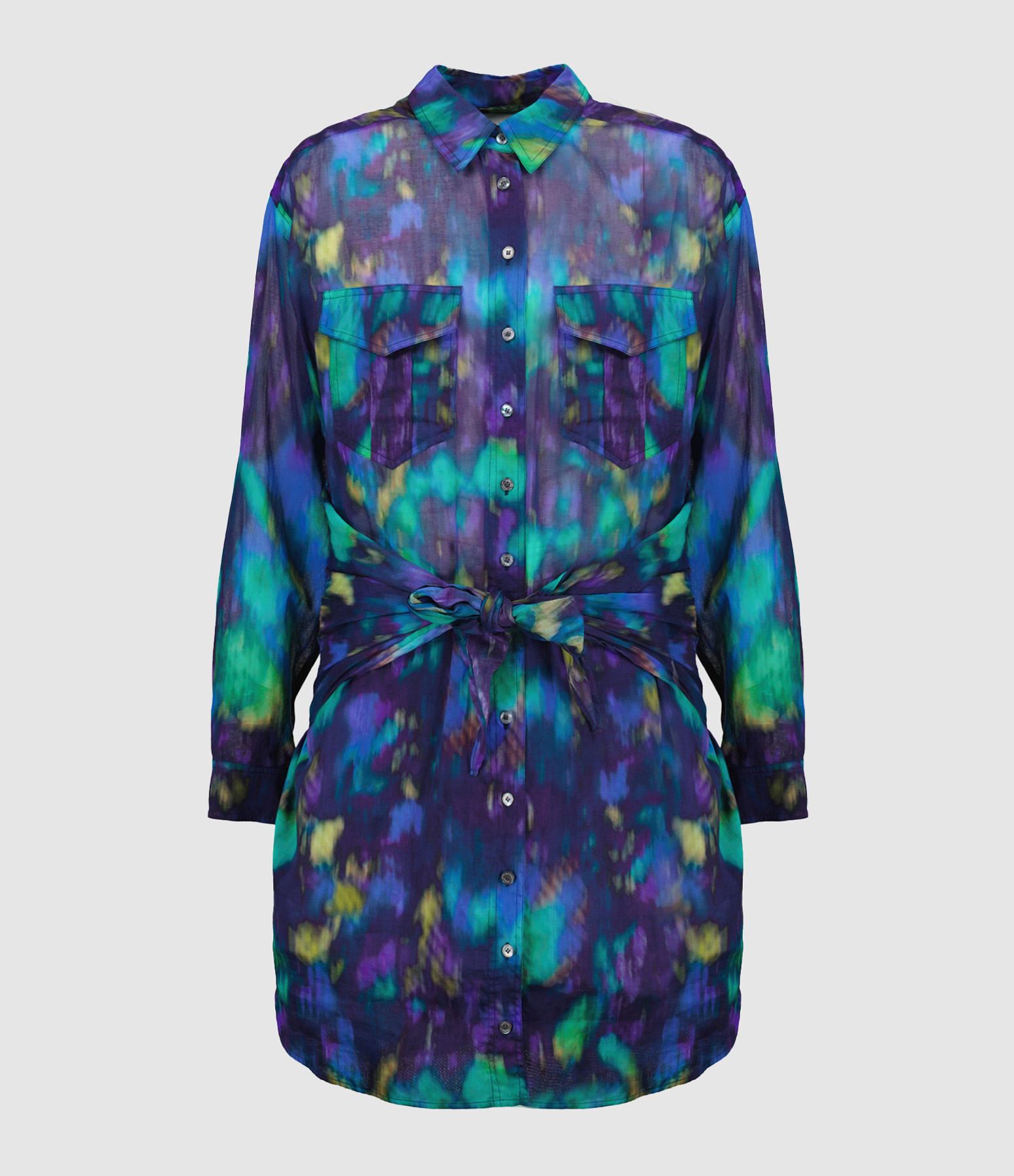 Robe Courte Nueva Bleu Vert
