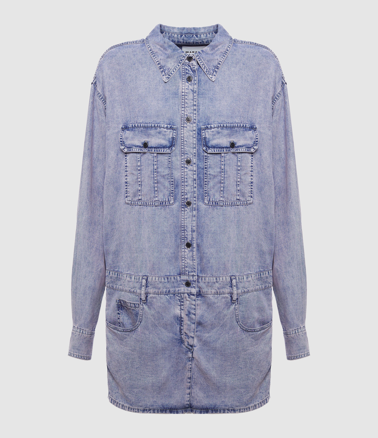 Robe Courte Palvina Bleu