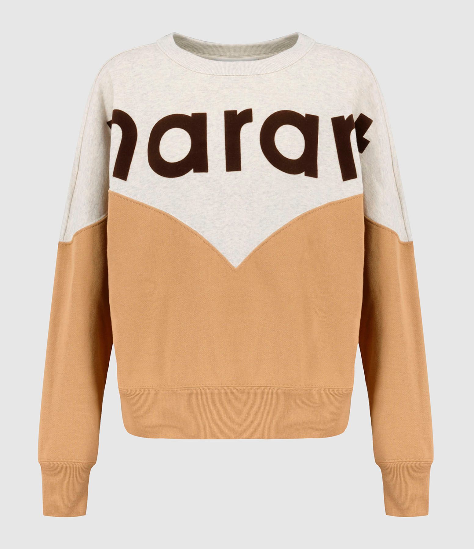 Sweatshirt Houston Écru Camel