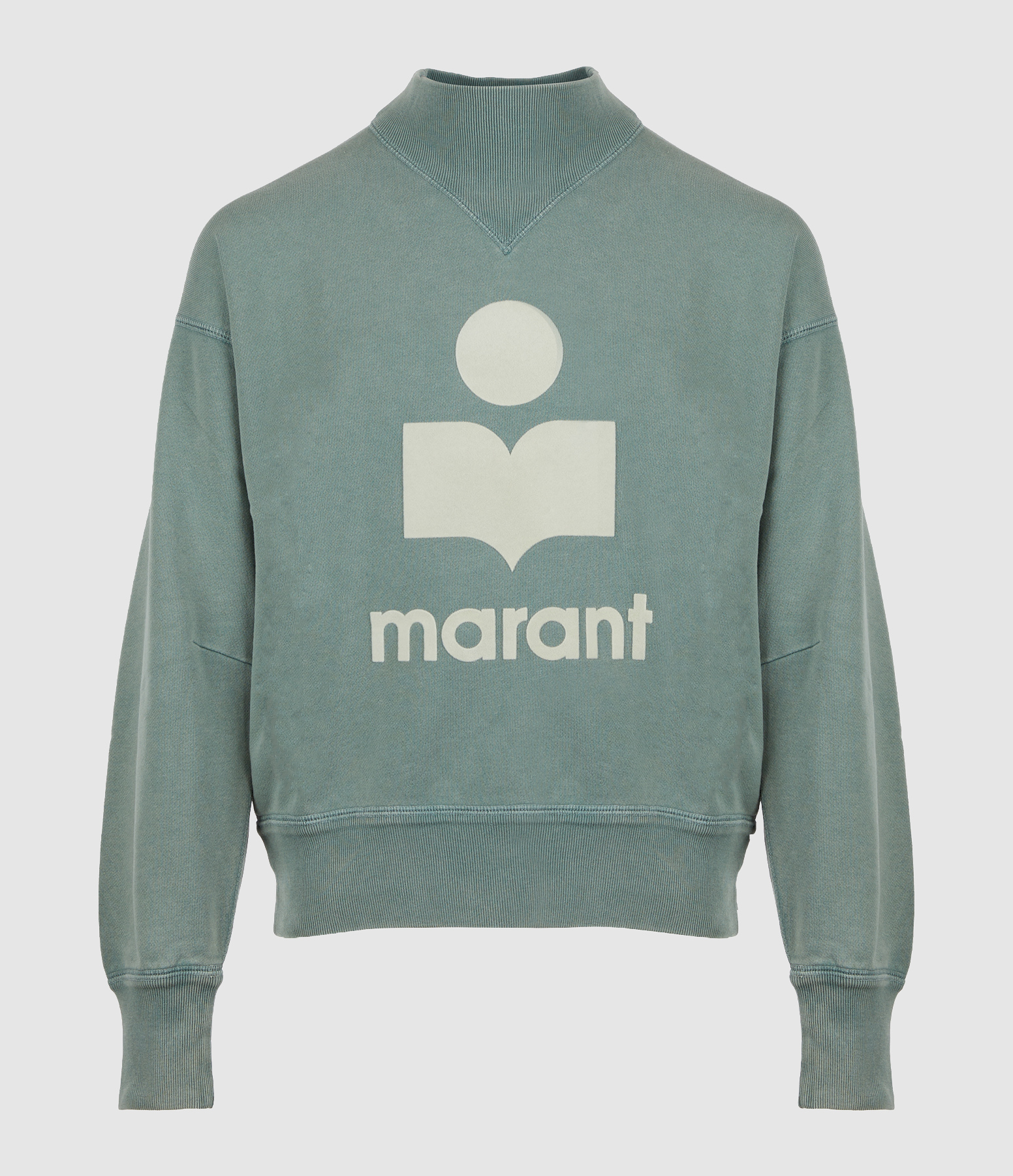 Sweat Shirt Moby Sage Ecru