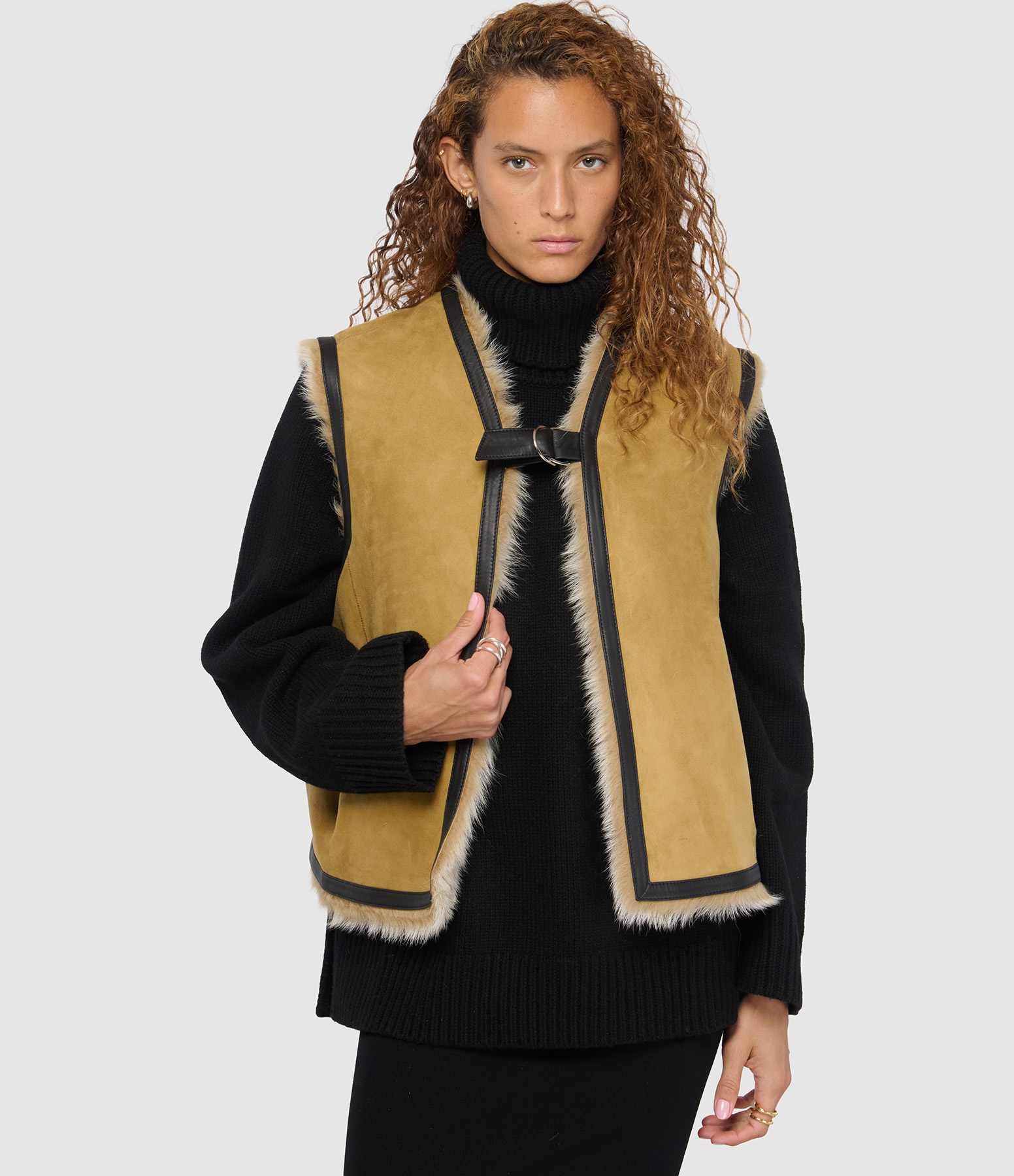 Gilet Riza Ecru, Défilé