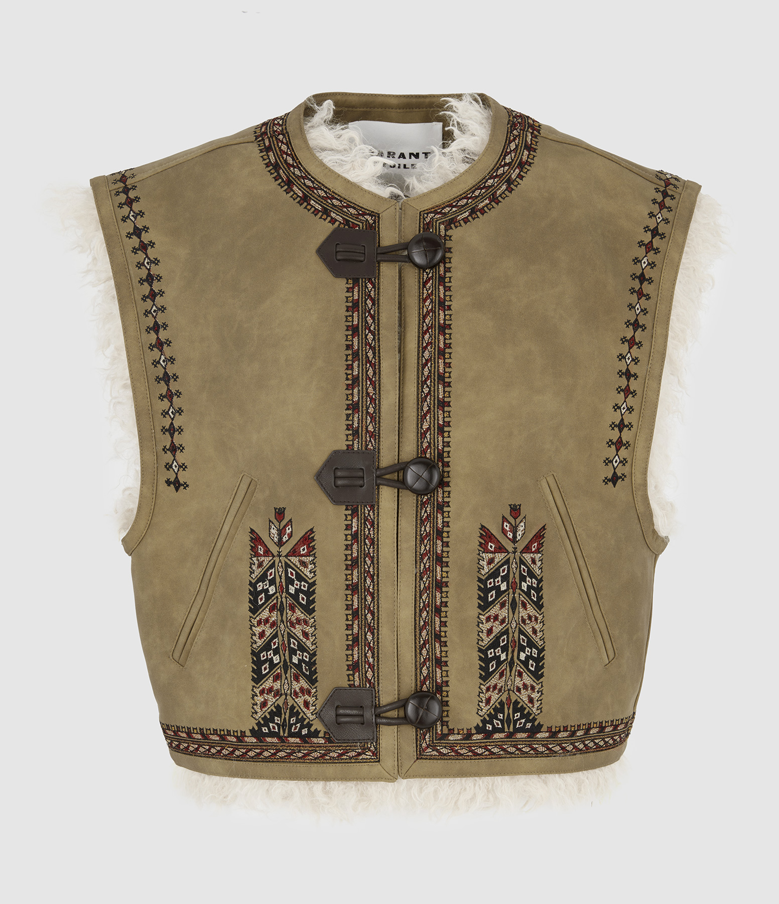 Gilet Clemencia Taupe