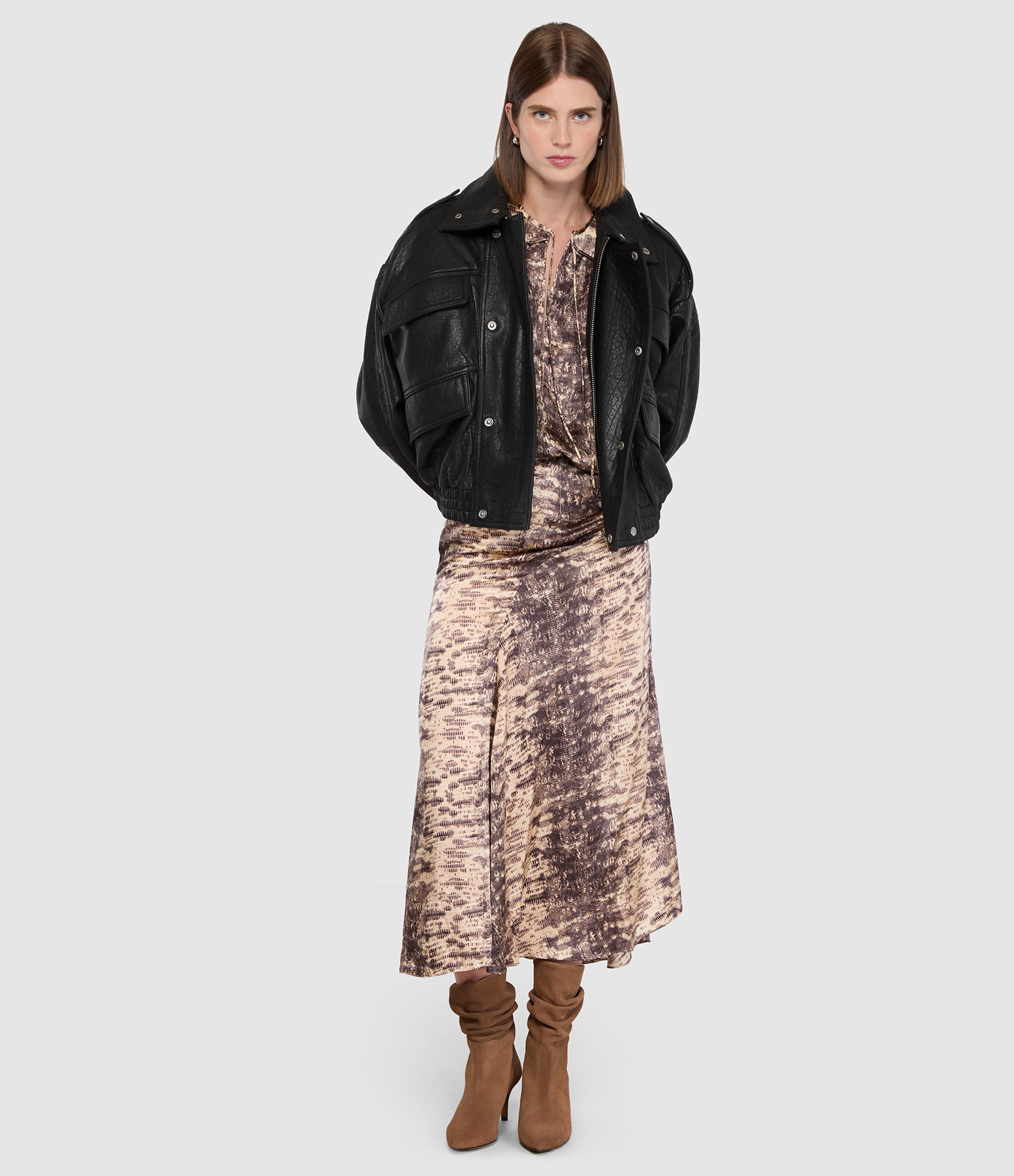 Jupe Laren Beige, Défilé