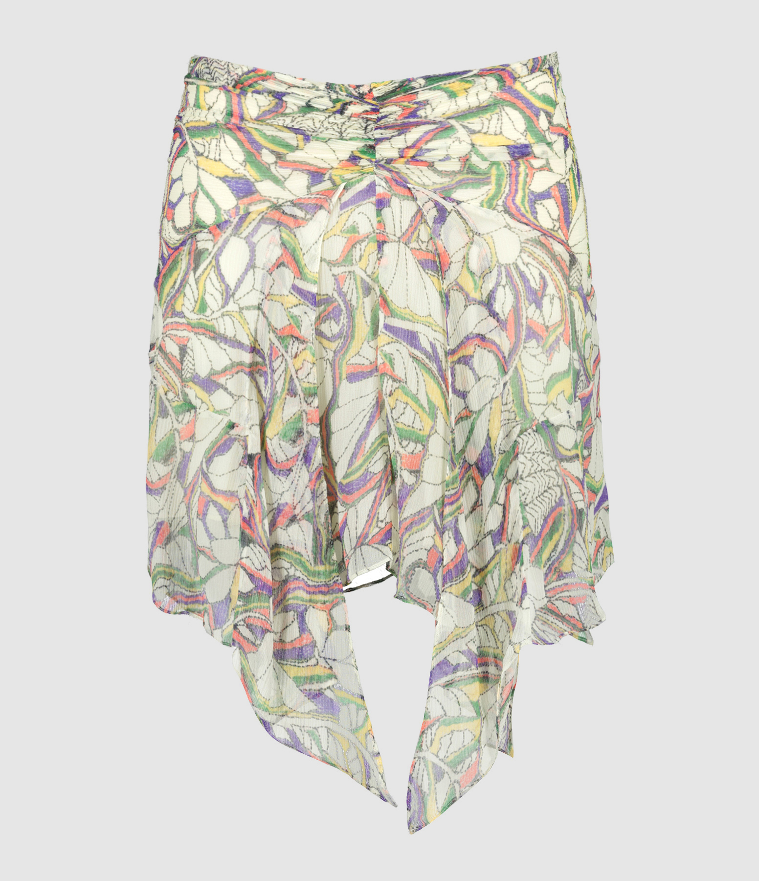 Jupe Lysea Soie Multicolore