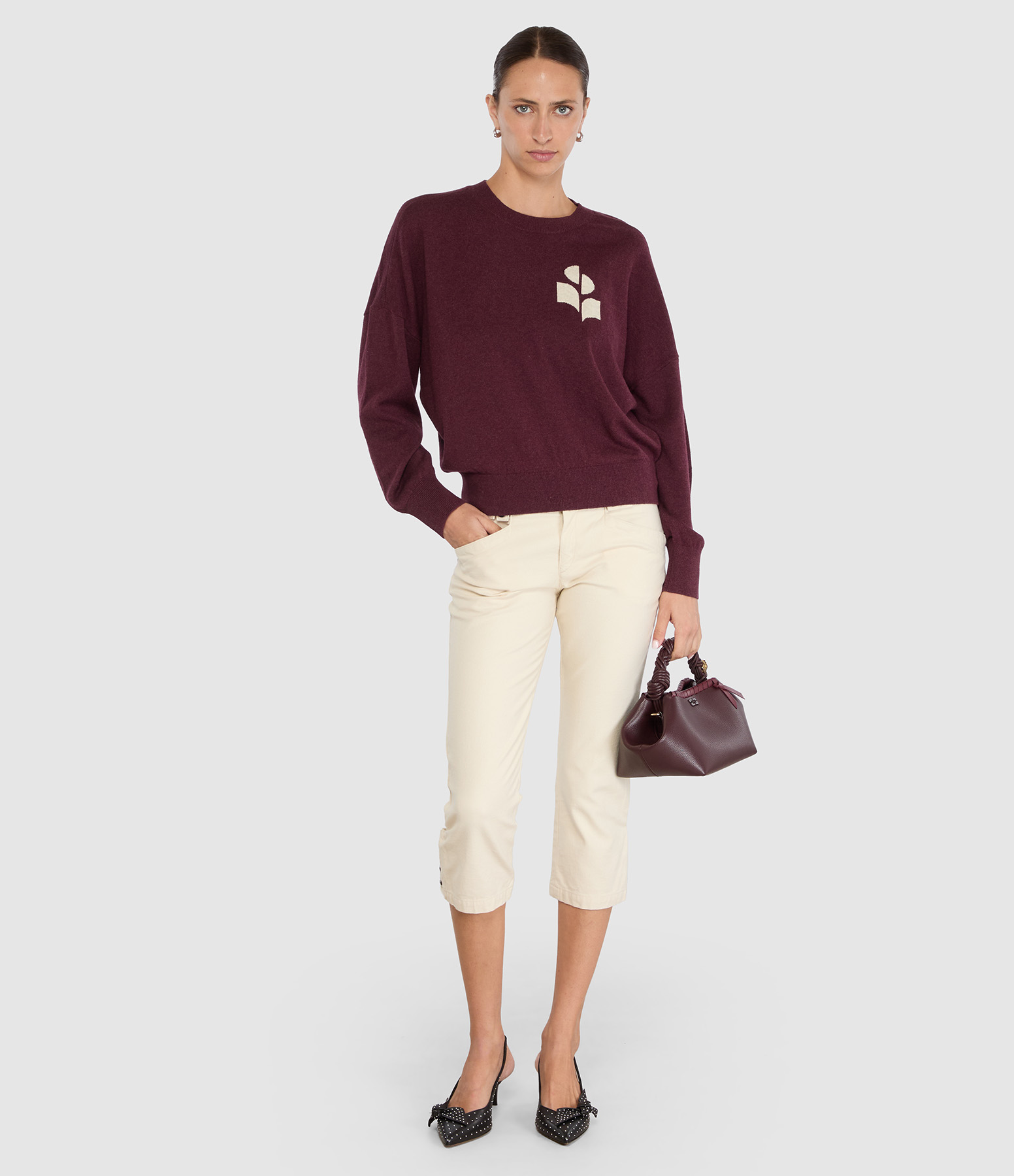 Pantalon Berna Ecru