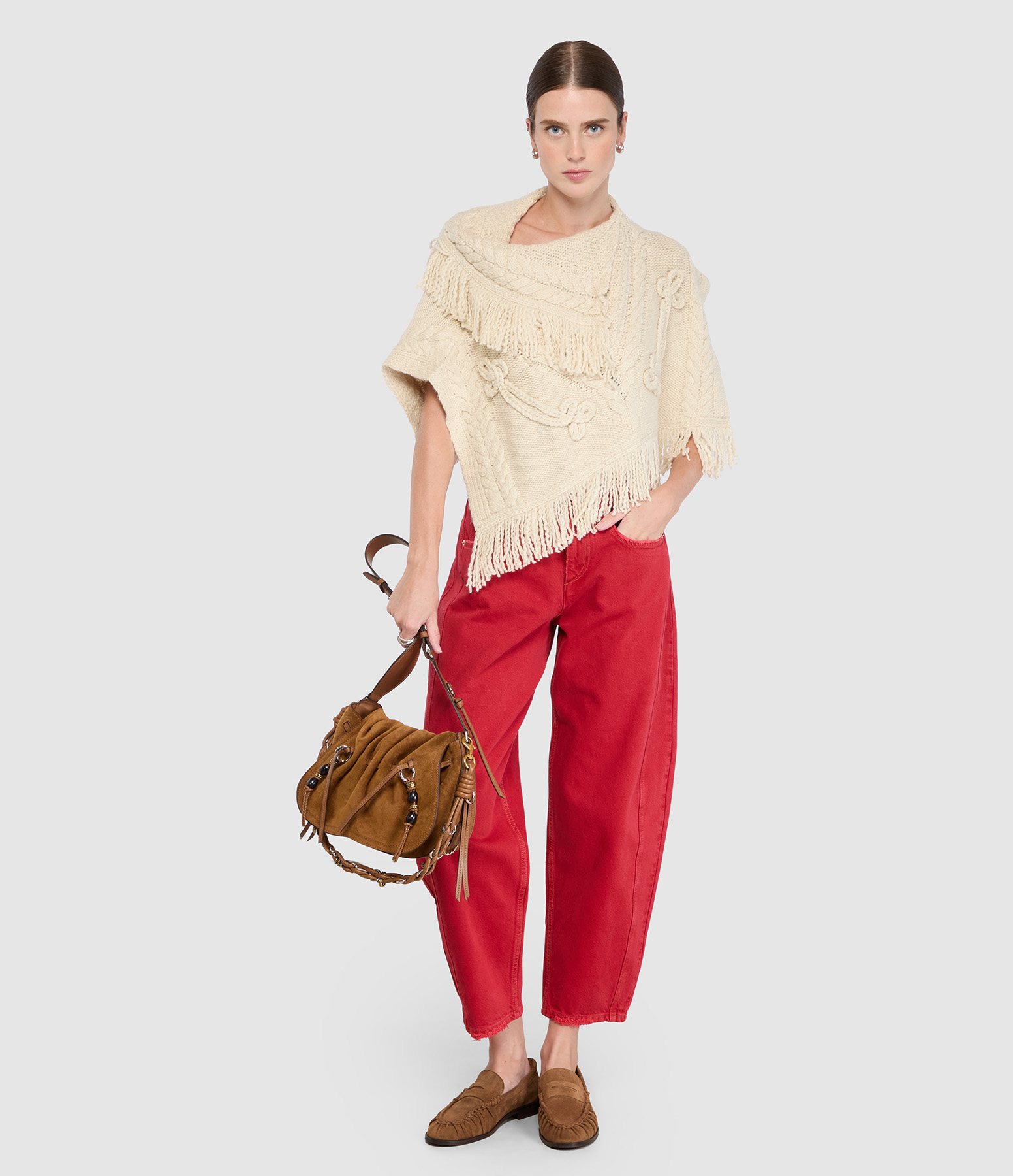 Pantalon Oriane Red, Défilé
