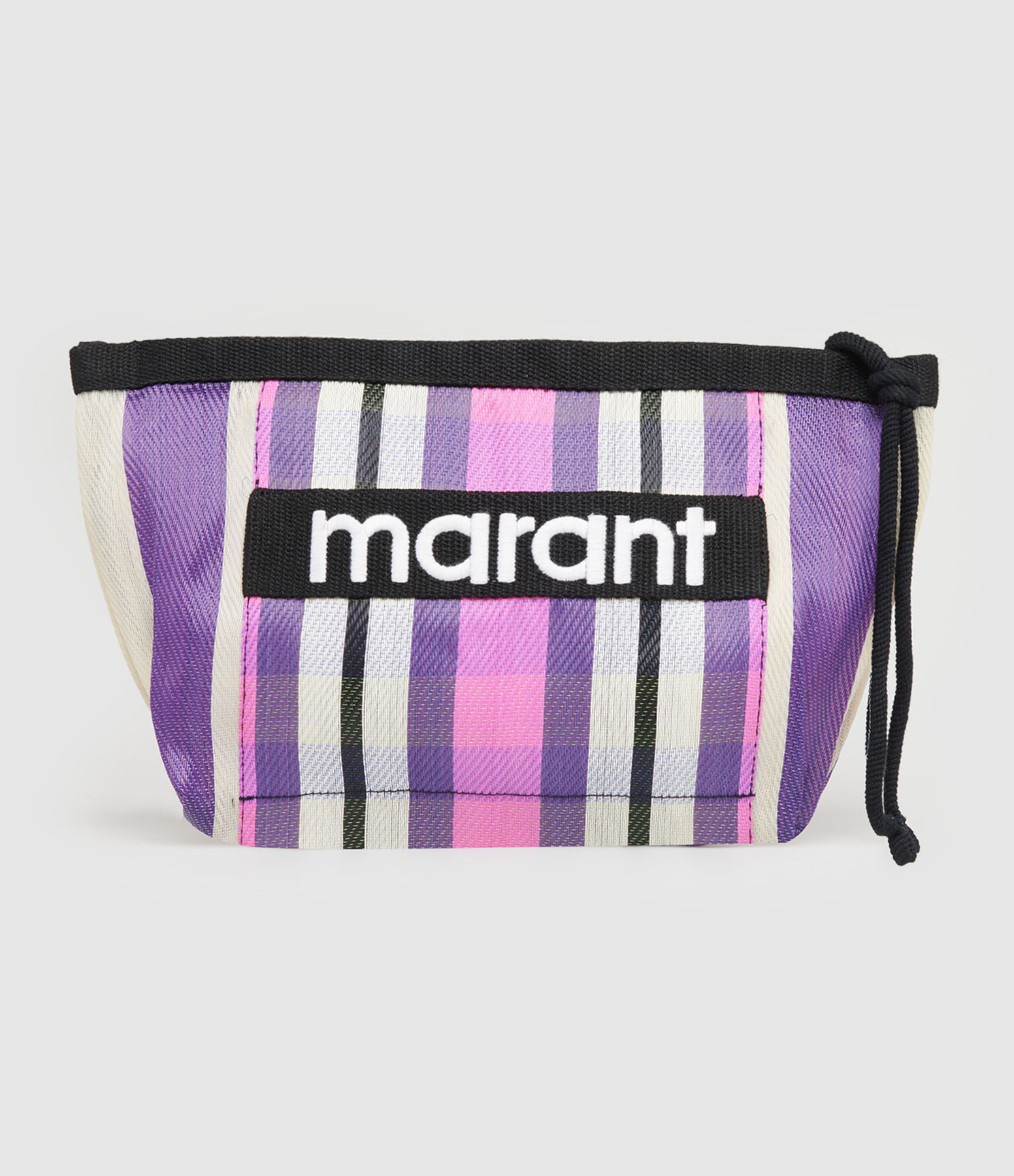 Pochette Powden Rayures Violet