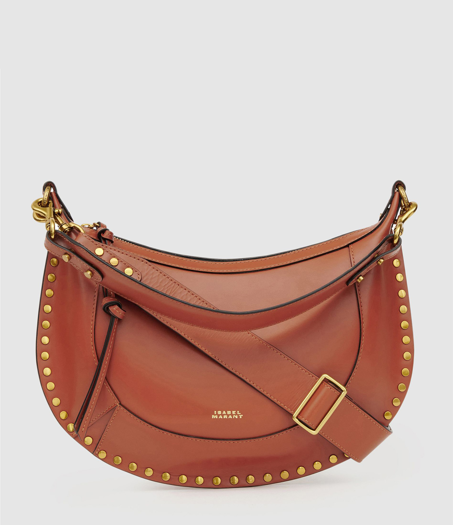 Sac Naoko Cuir Lisse Marron