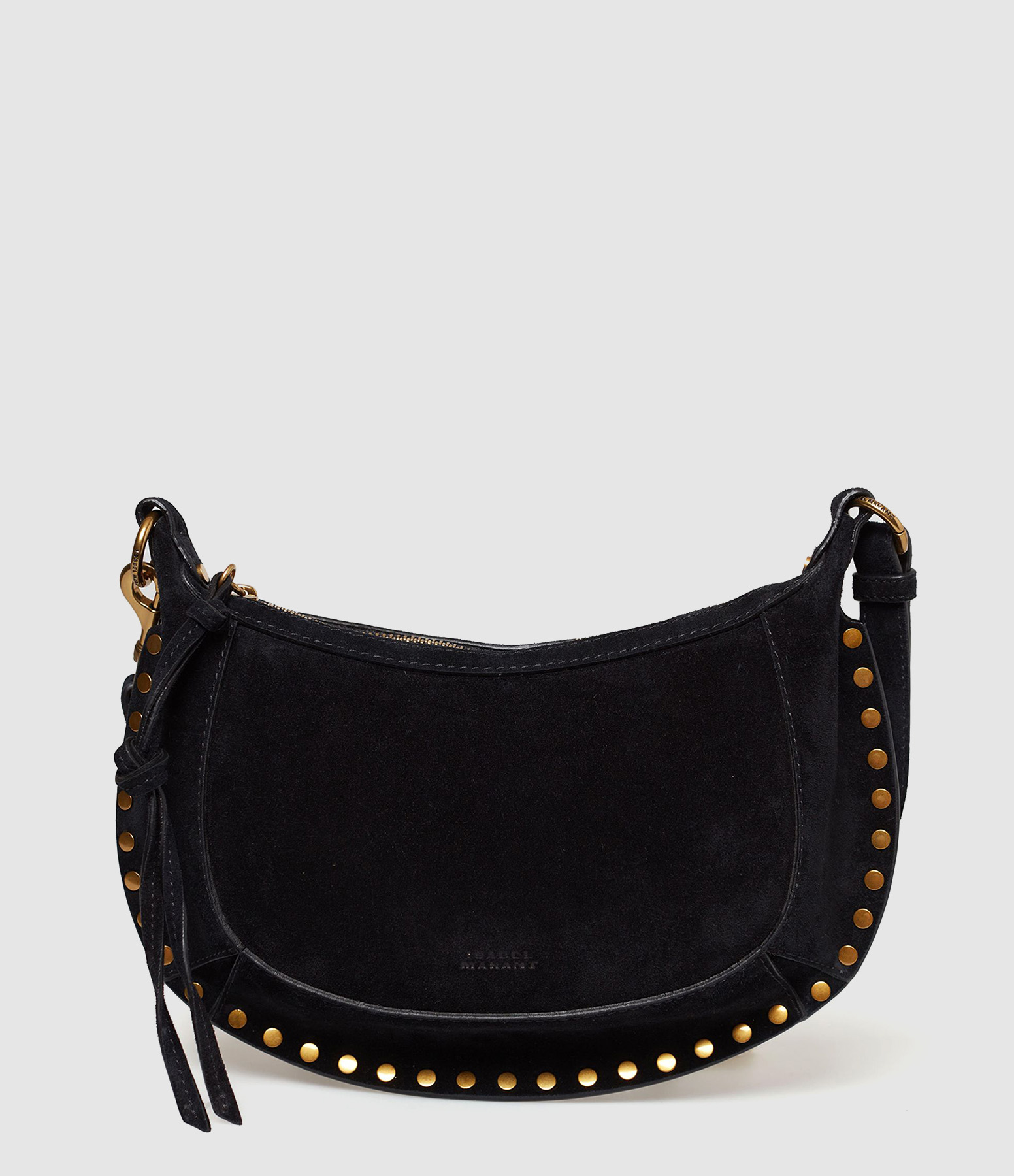 Sac Oskan Moon Cuir Suédé Noir