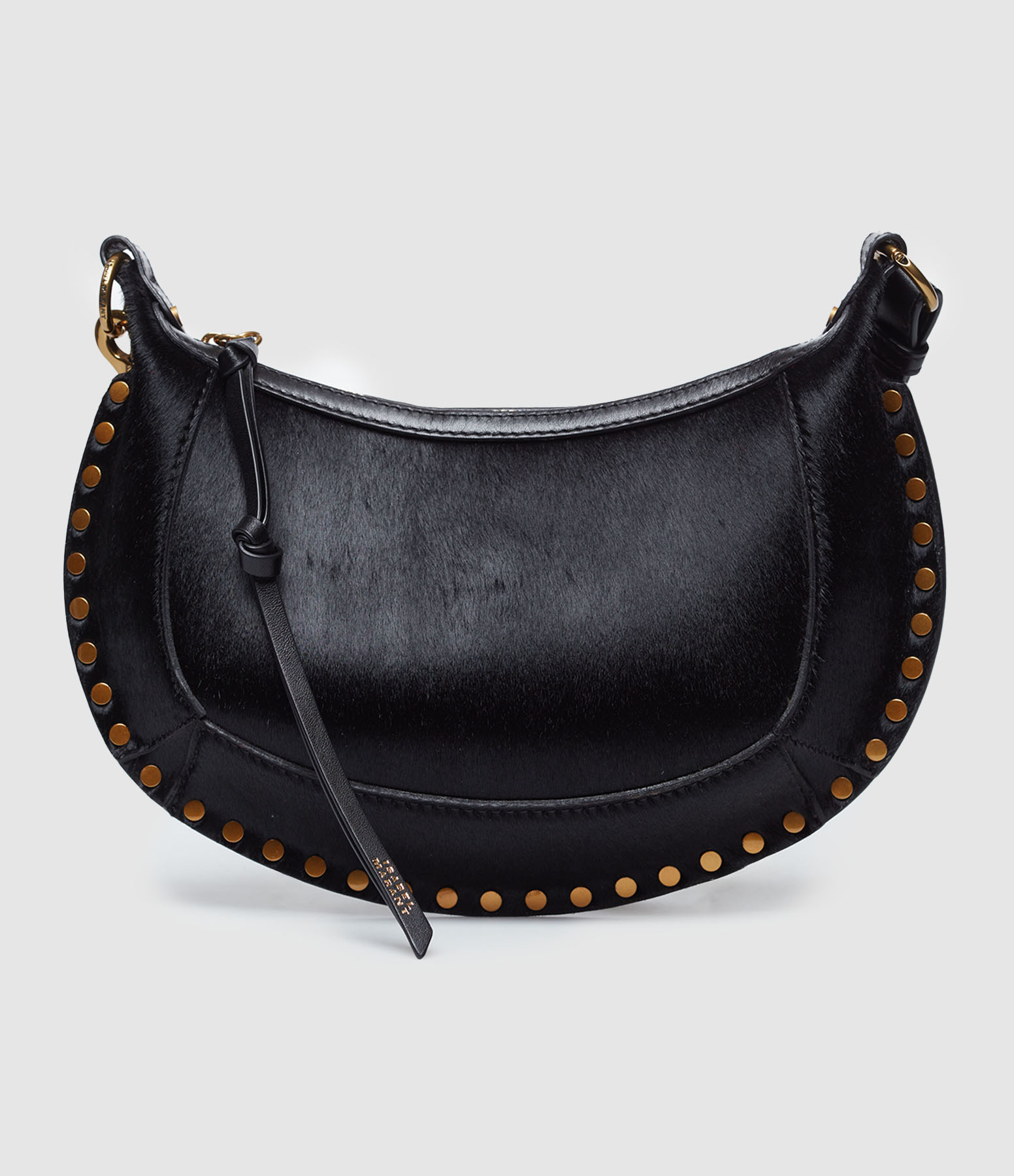 Sac Oskan Moon Cuir Pony Noir