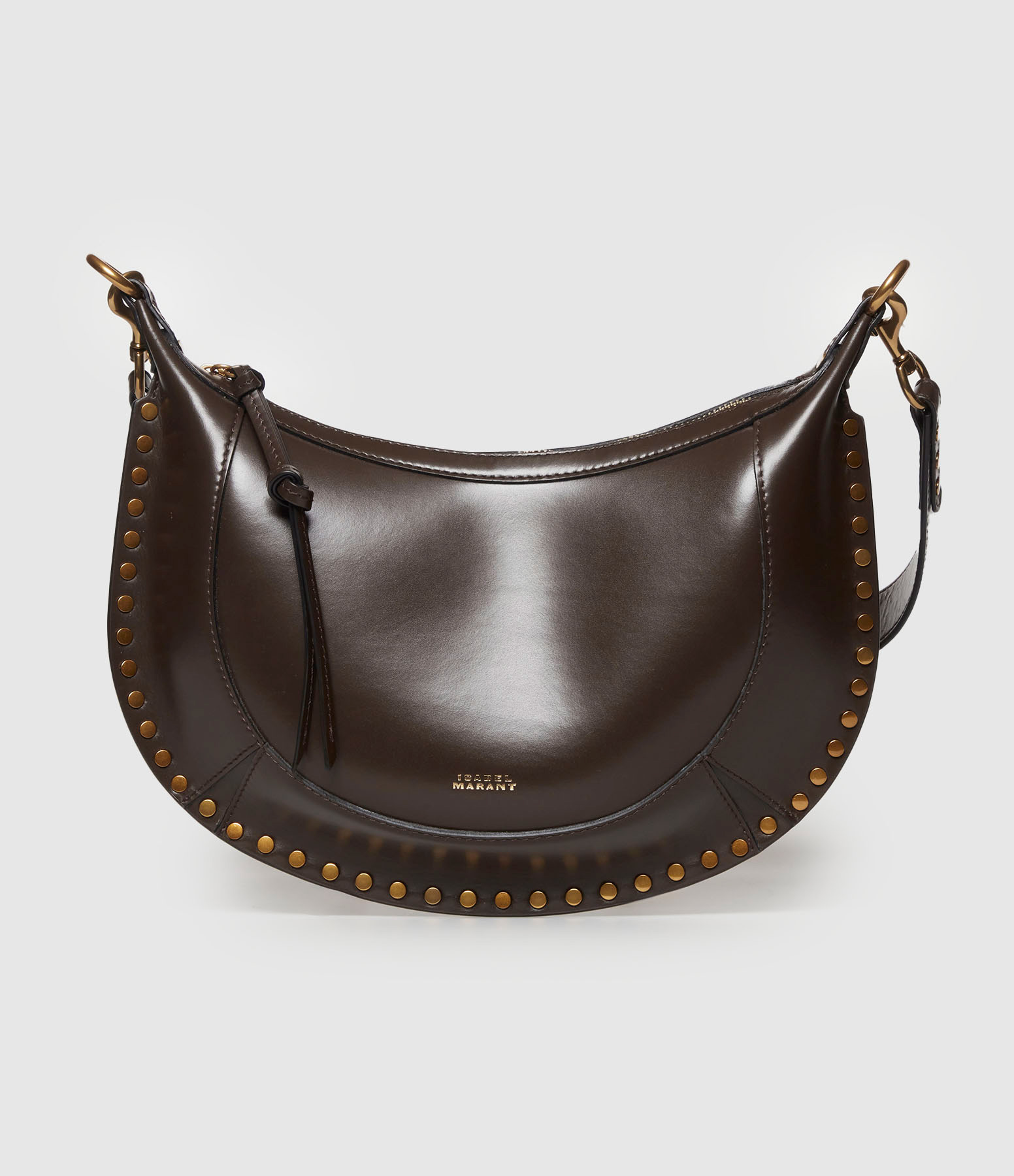 Sac Naoko Lisse Marron Foncé