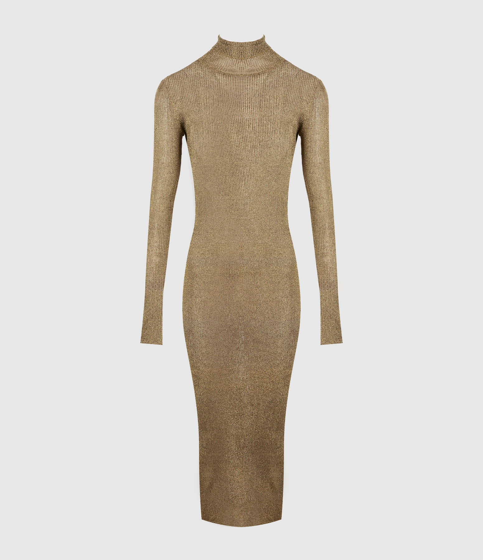 Robe Josita Lurex Dark Khaki