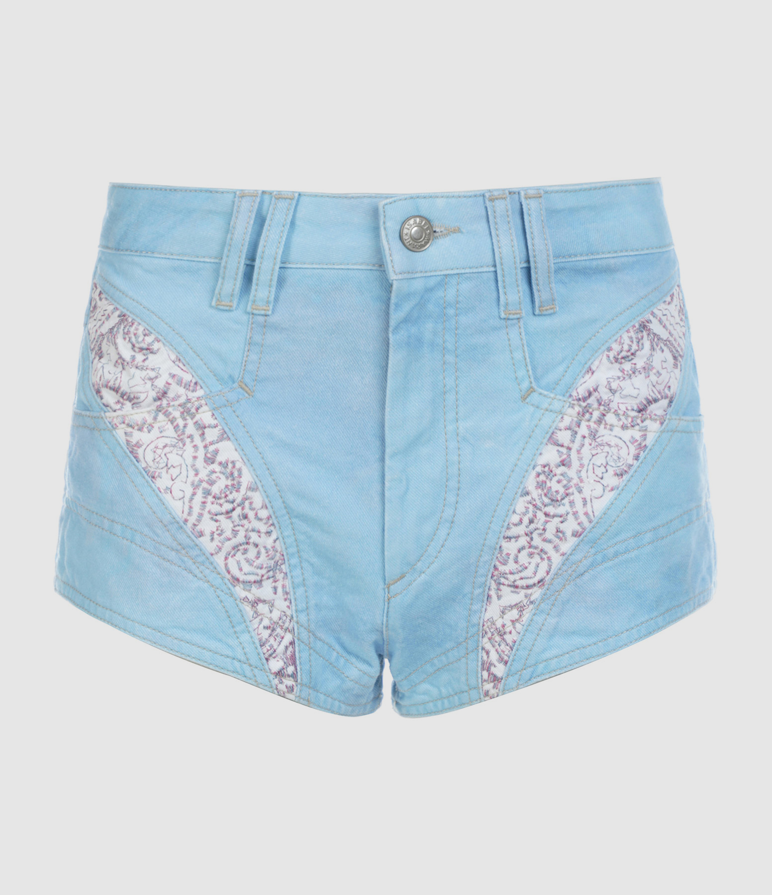 Short Neida Denim Bleu
