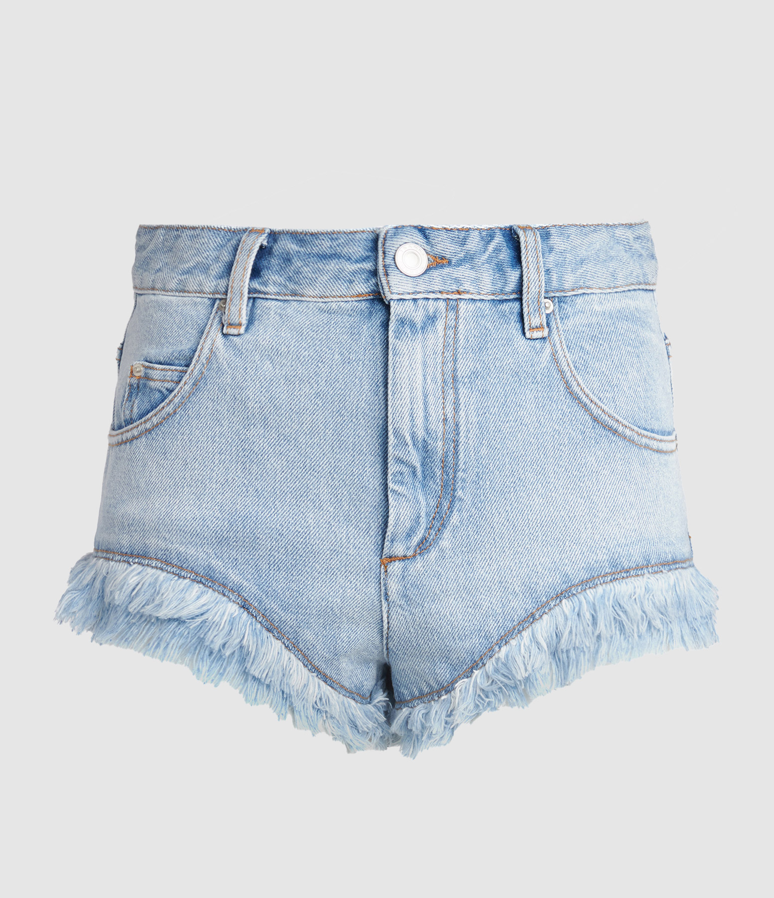 Short Court Eneidao Coton Bleu Clair