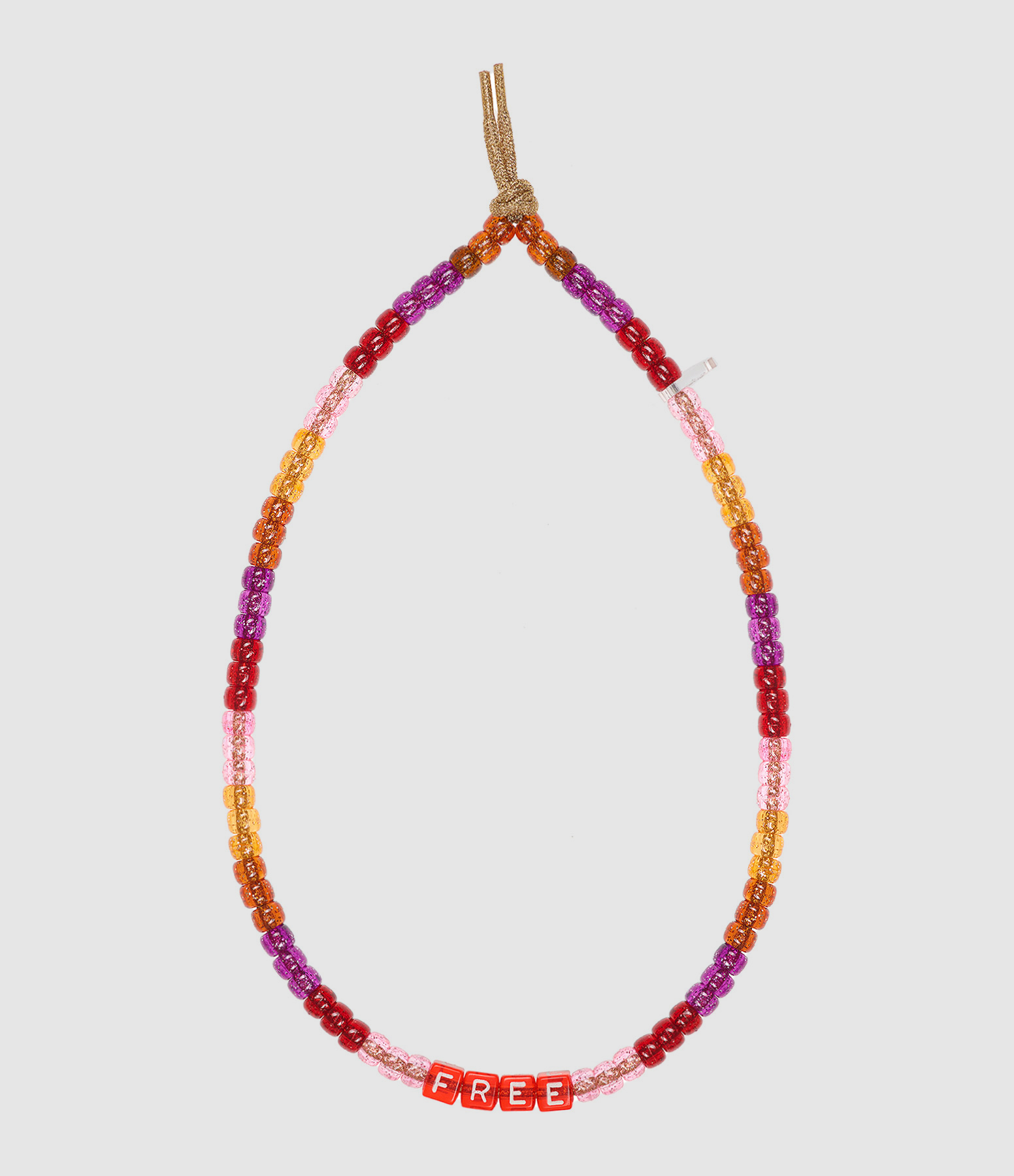 Collier Love Beads Free Rose