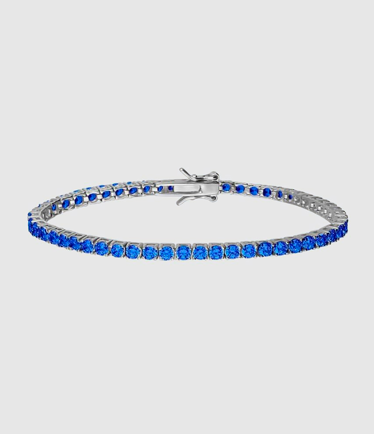 Bracelet Tennis Zircon Azur