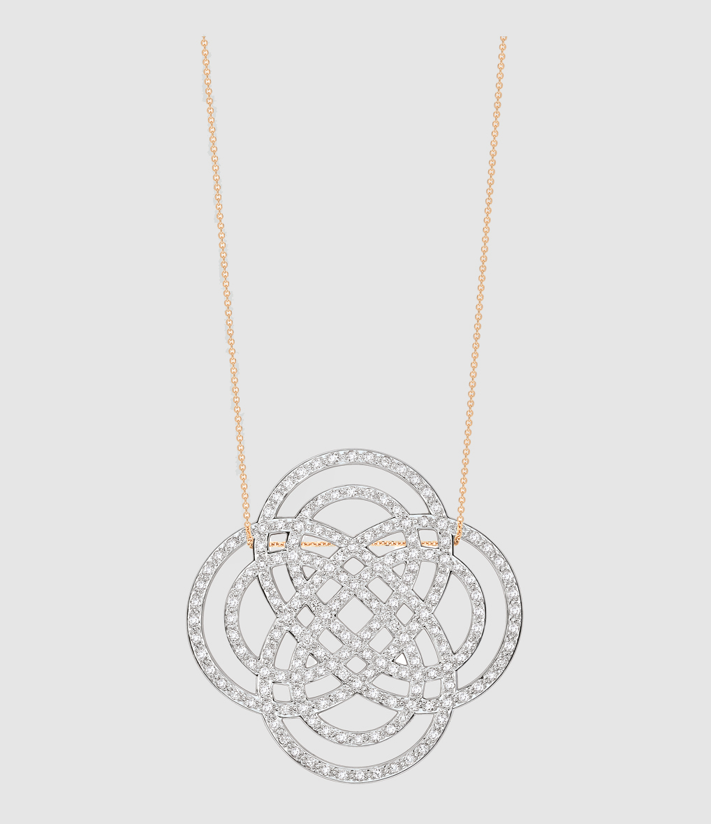 Collier Purity Or Rose Diamants