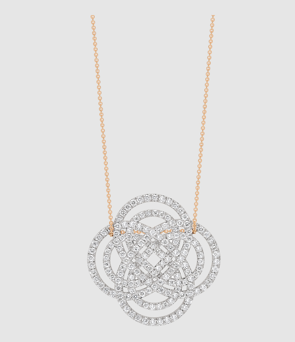 Collier Purity Baby Or Rose Diamants