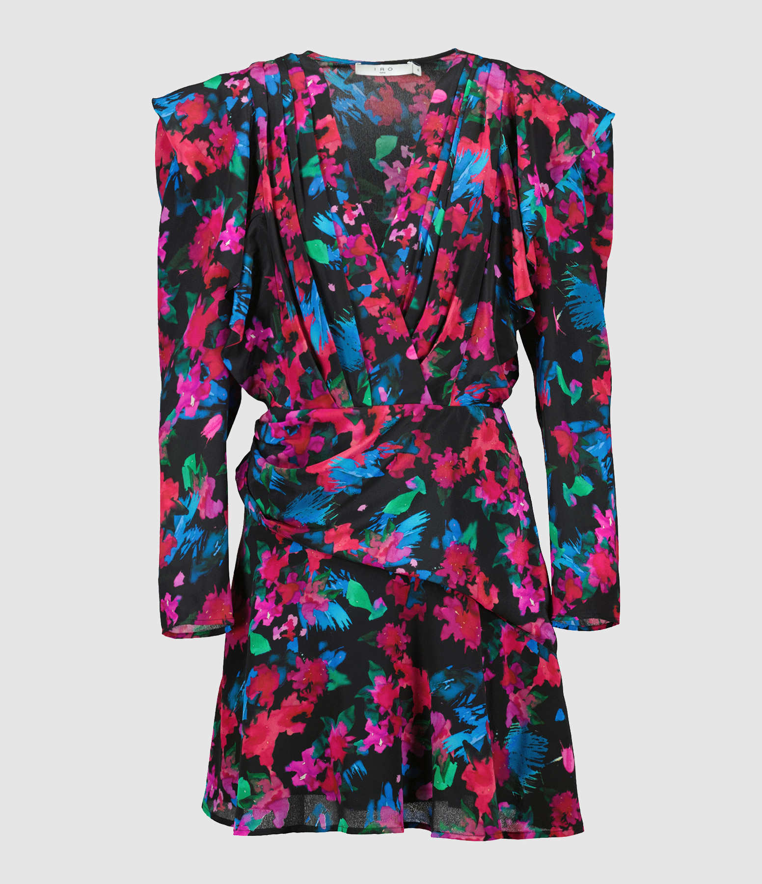 Robe Masca Soie Multicolore Noir
