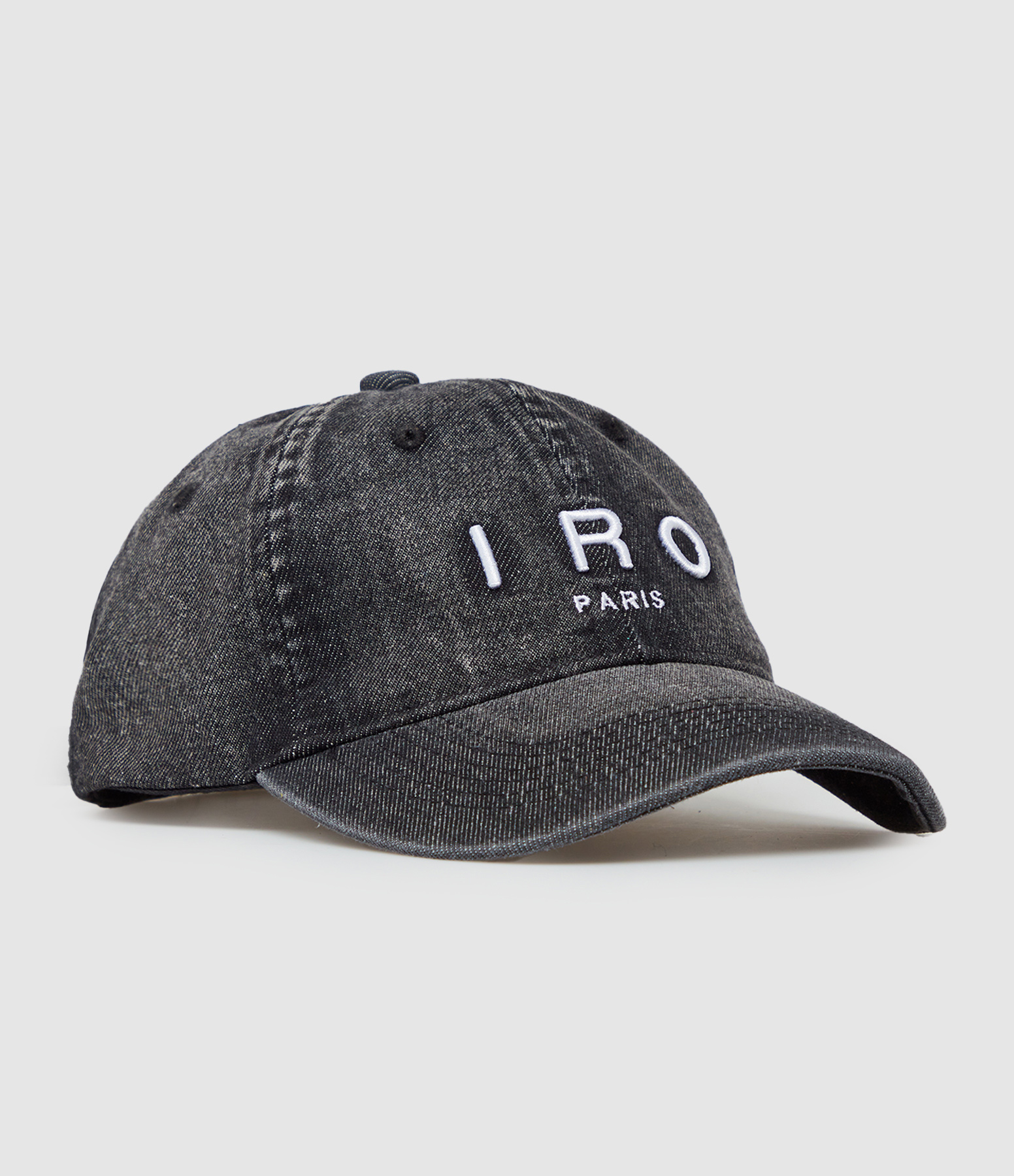 Casquette Greb Dark Used Denim White