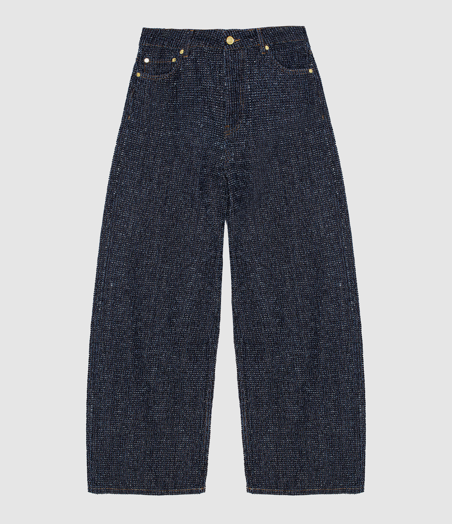 Jean Fluffy Denim Wide Rinse