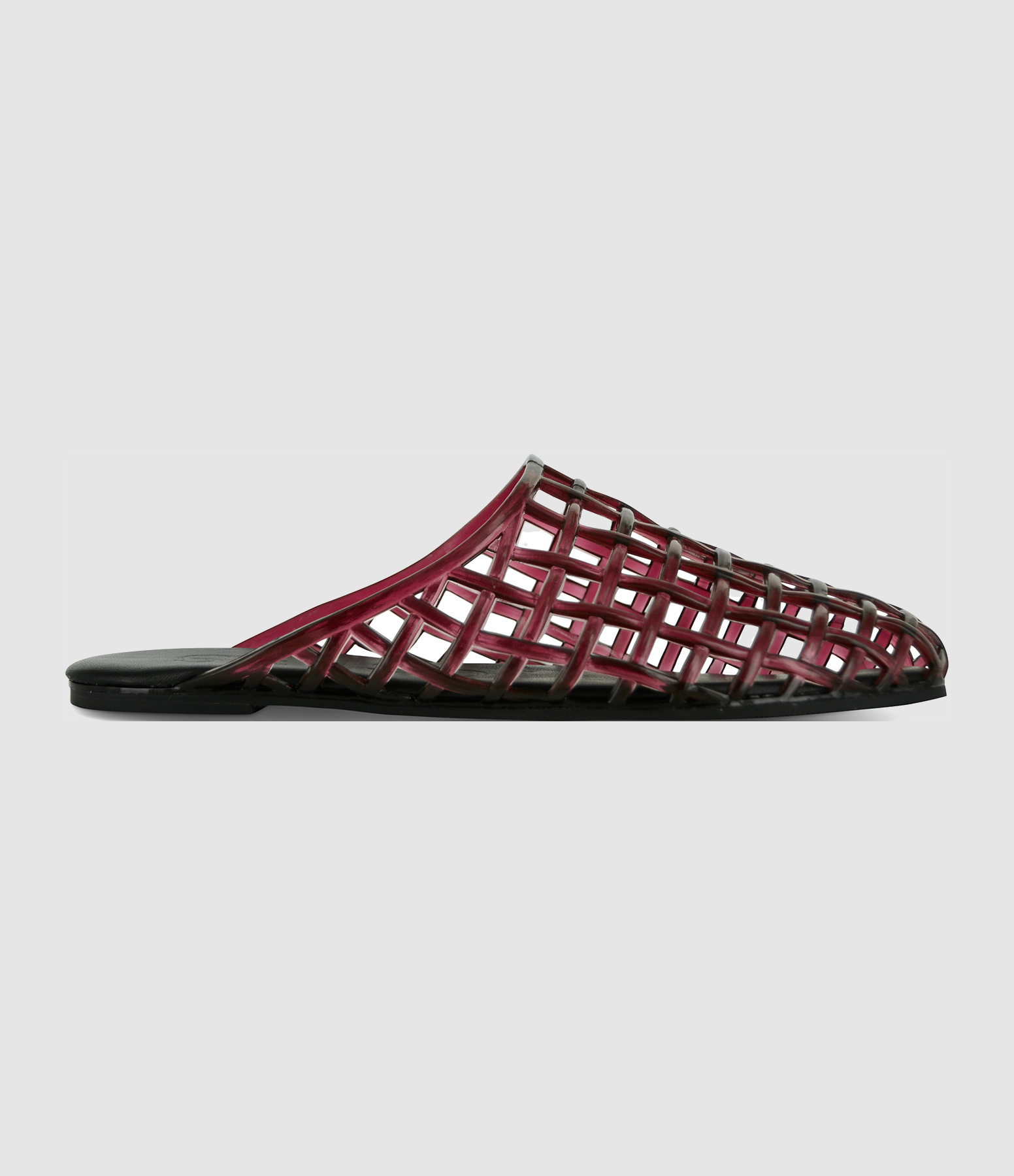 Mules Jacey Aubergine