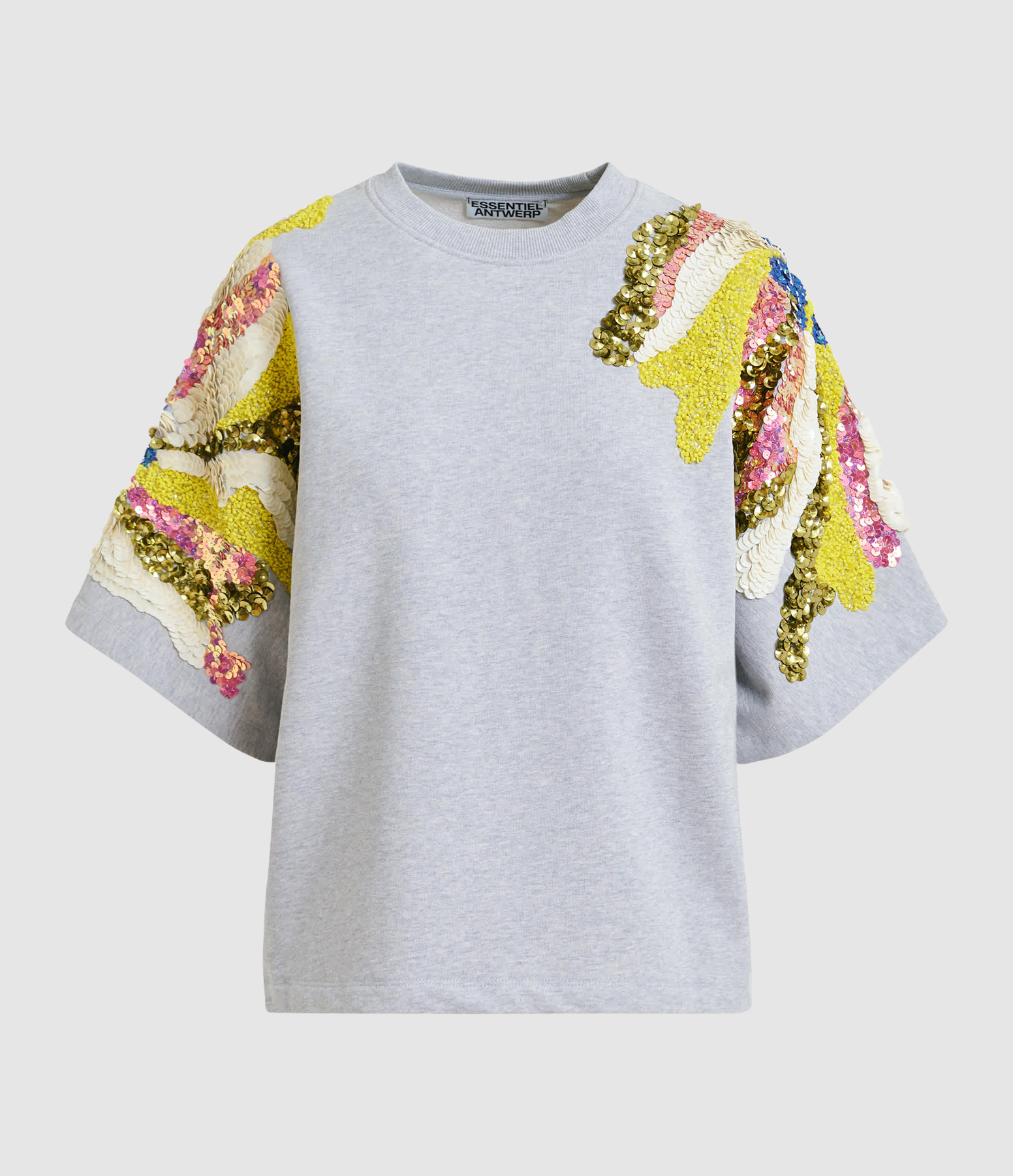 Sweatshirt Jadda Gris Multicolore