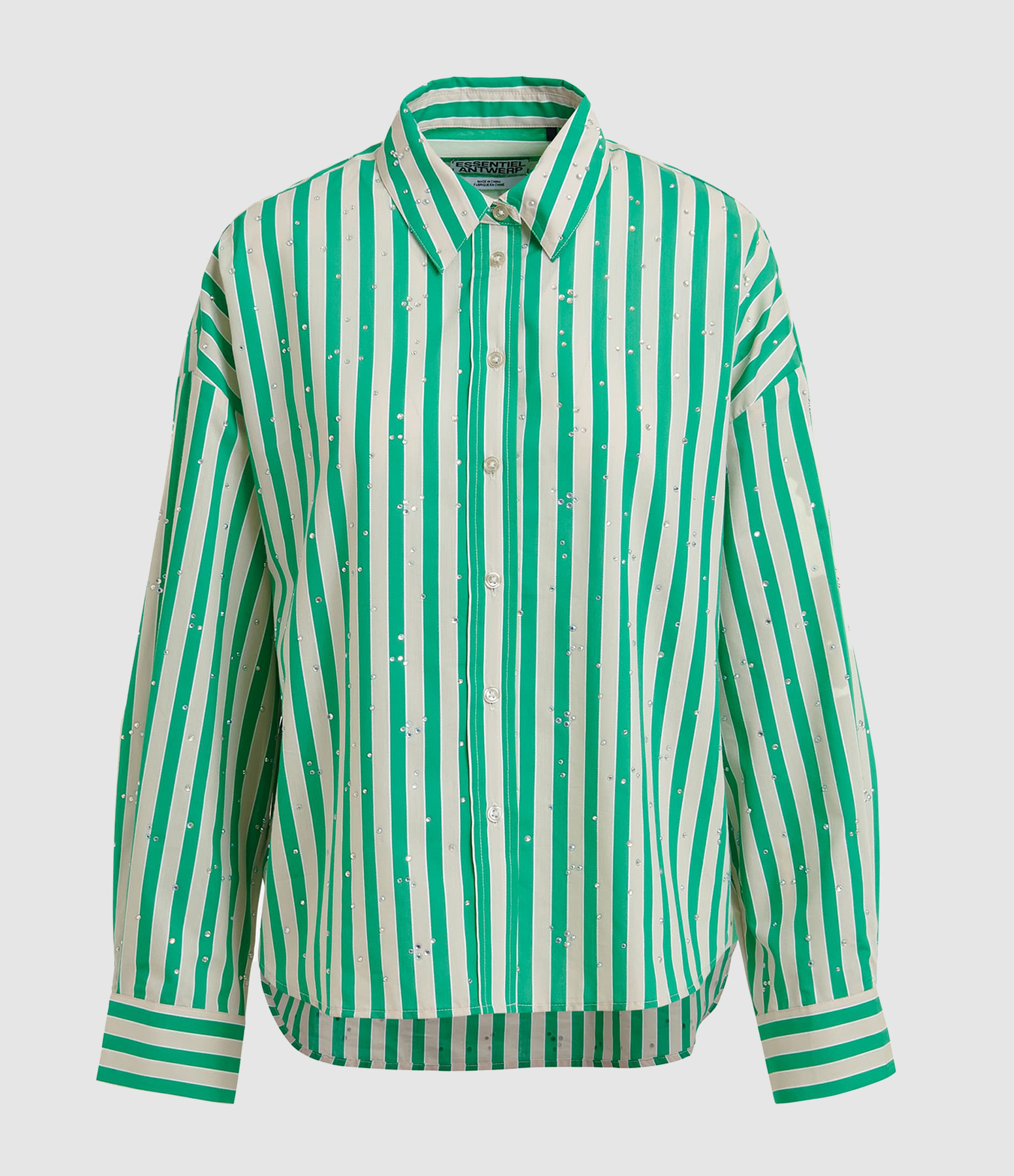Chemise Jelief Vert Blanc