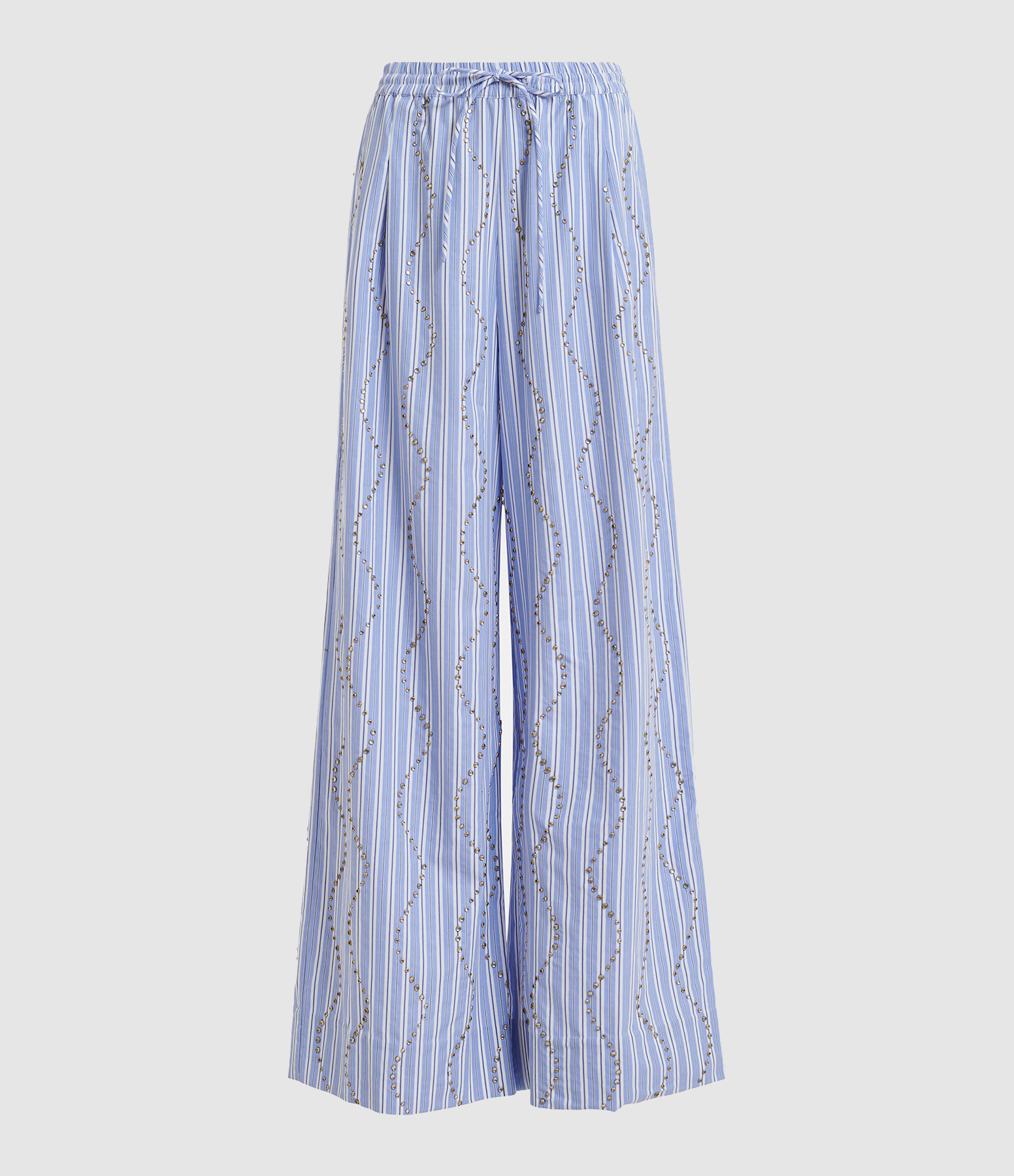Pantalon Jendall Blanc Bleu Clair