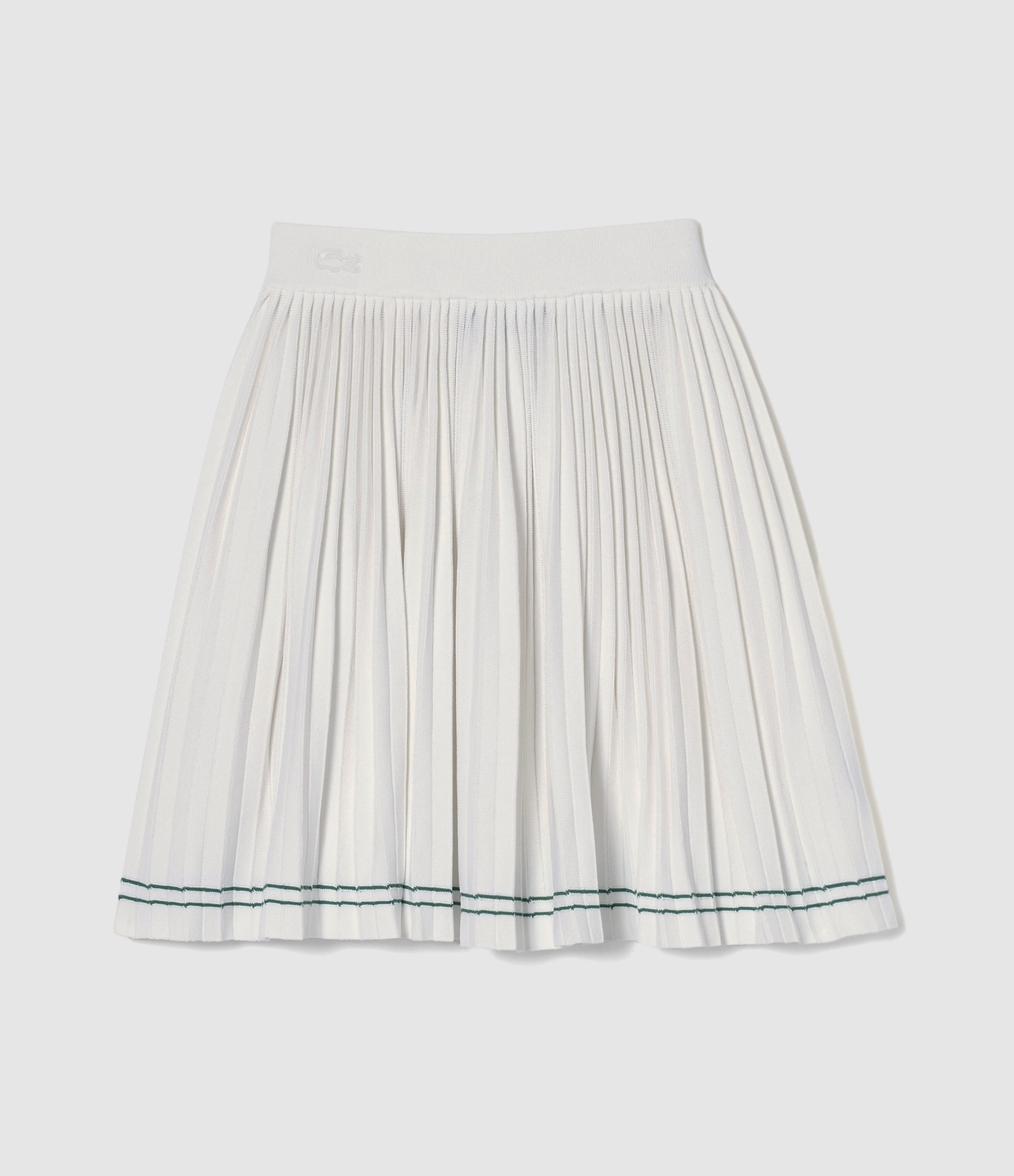 Jupe Plissée Maille Blanc, Collection Défilé PE25