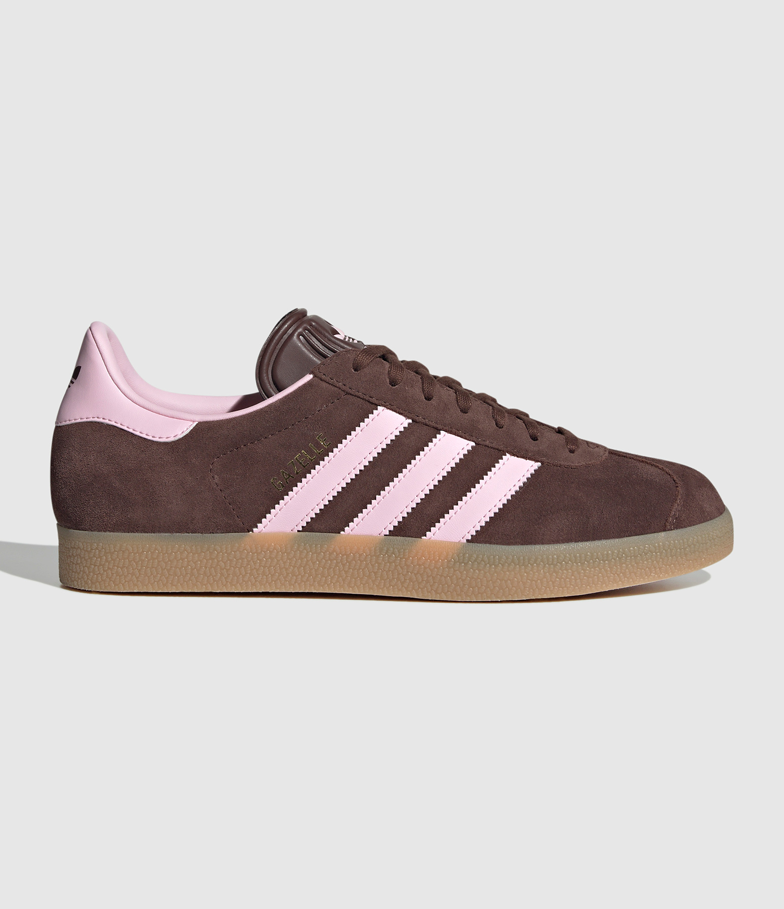 Baskets Gazelle Marron, Rose