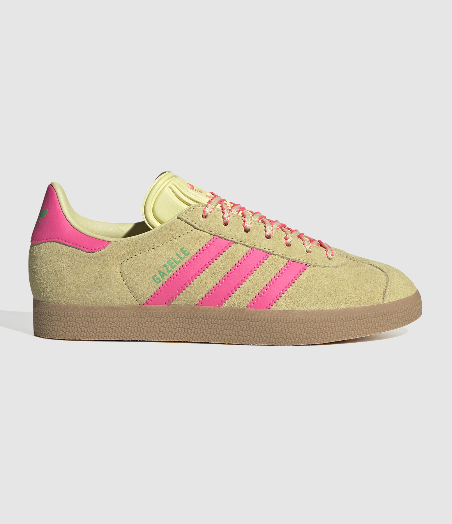 Baskets Gazelle Powder Yellow Lucid Pink Gomme