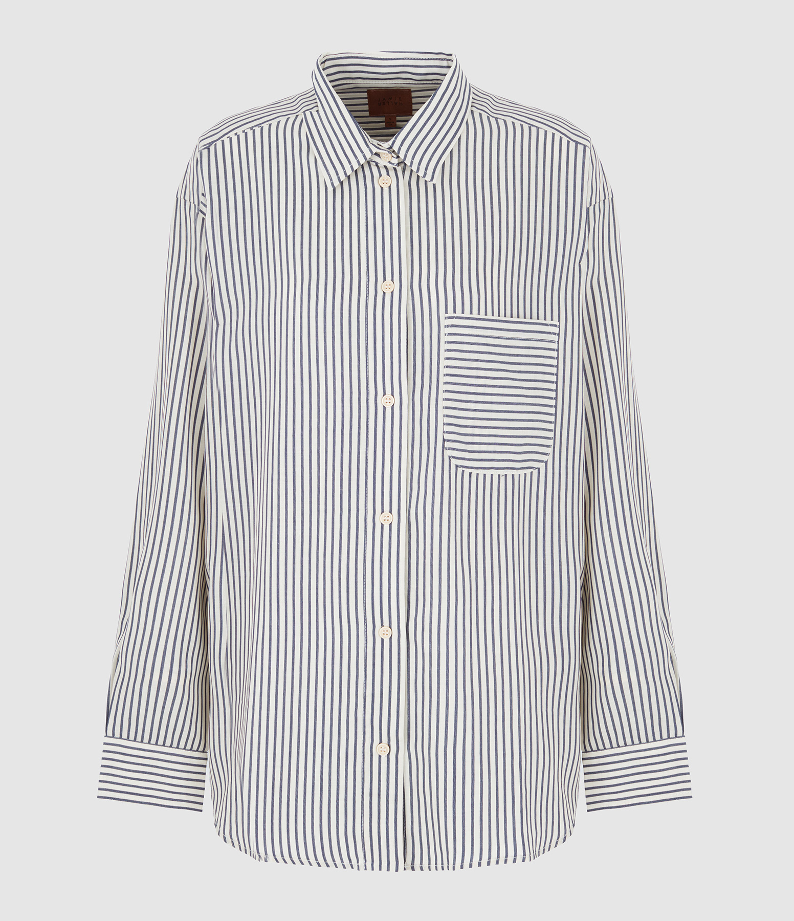 Chemise The Stripe Essential Shirt Stone Blue