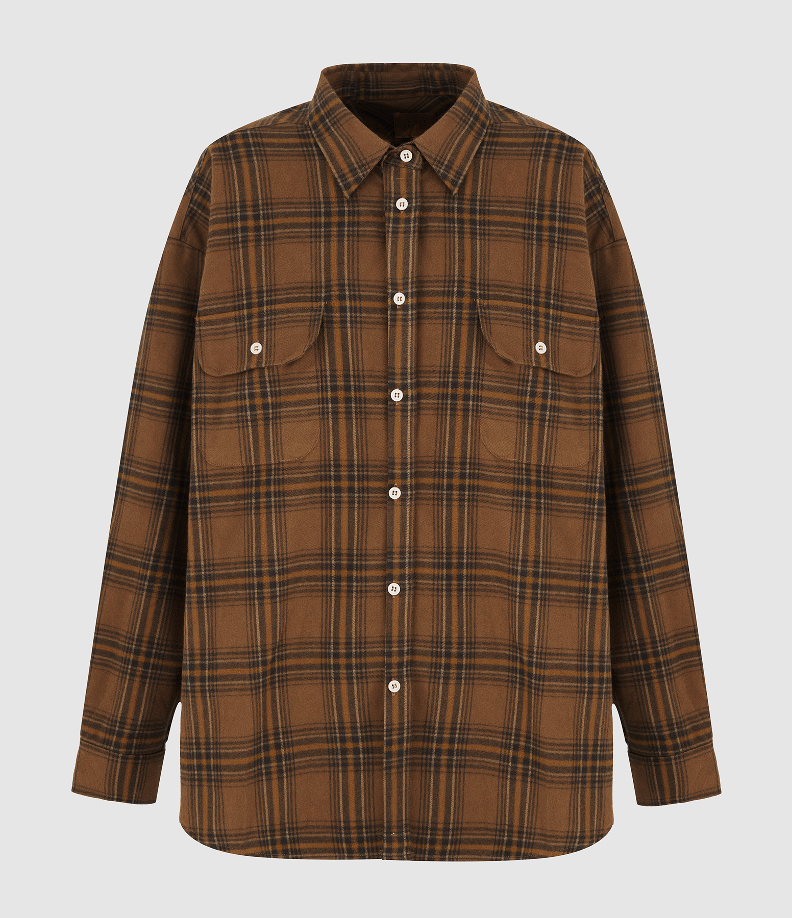 Chemise The Big Shirt Flannel Brown