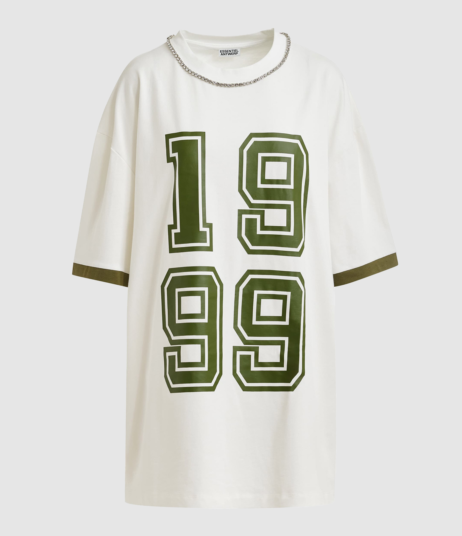Tee Shirt Jisos Vert Blanc