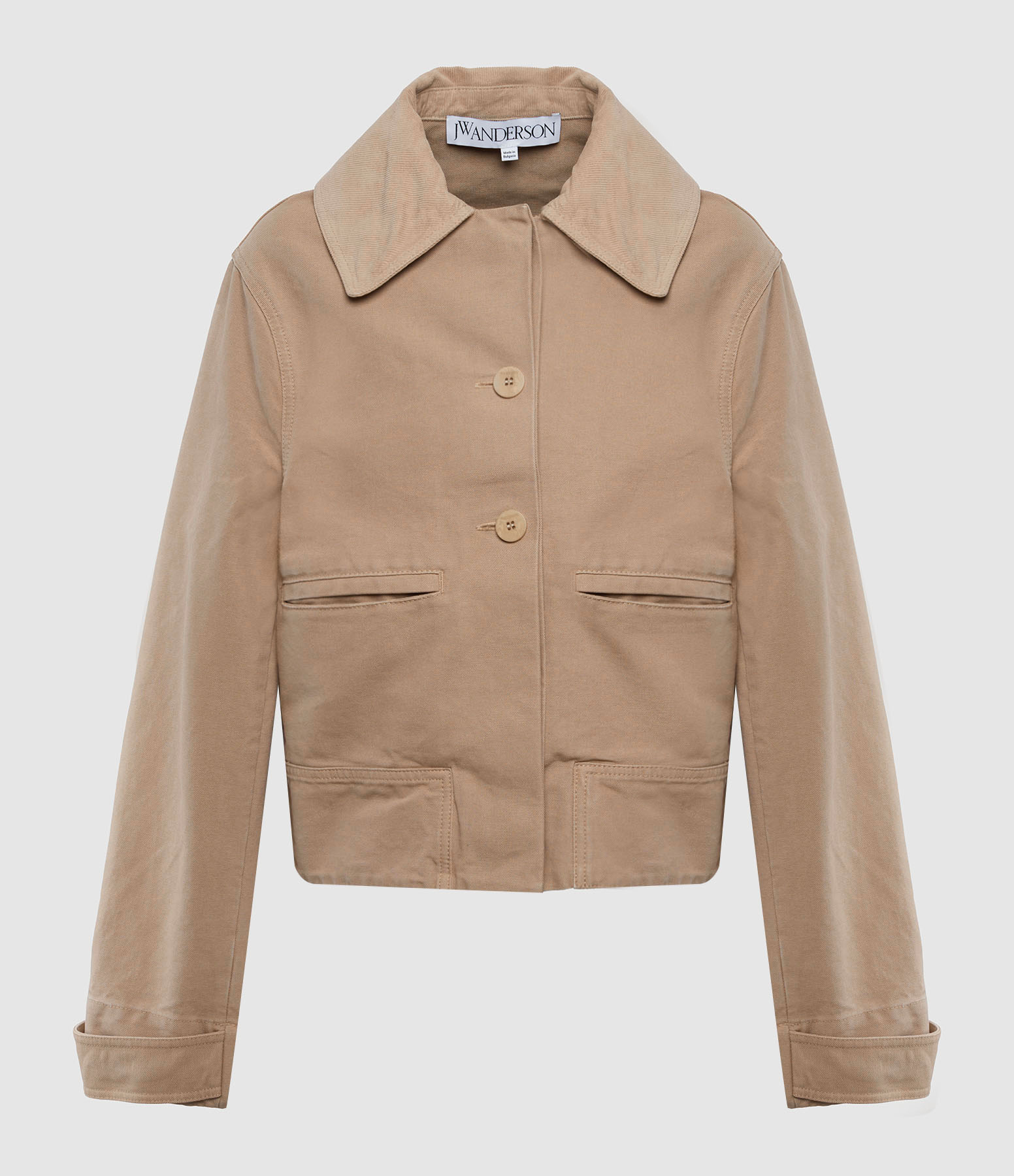 Veste Cropped Workwear Cream