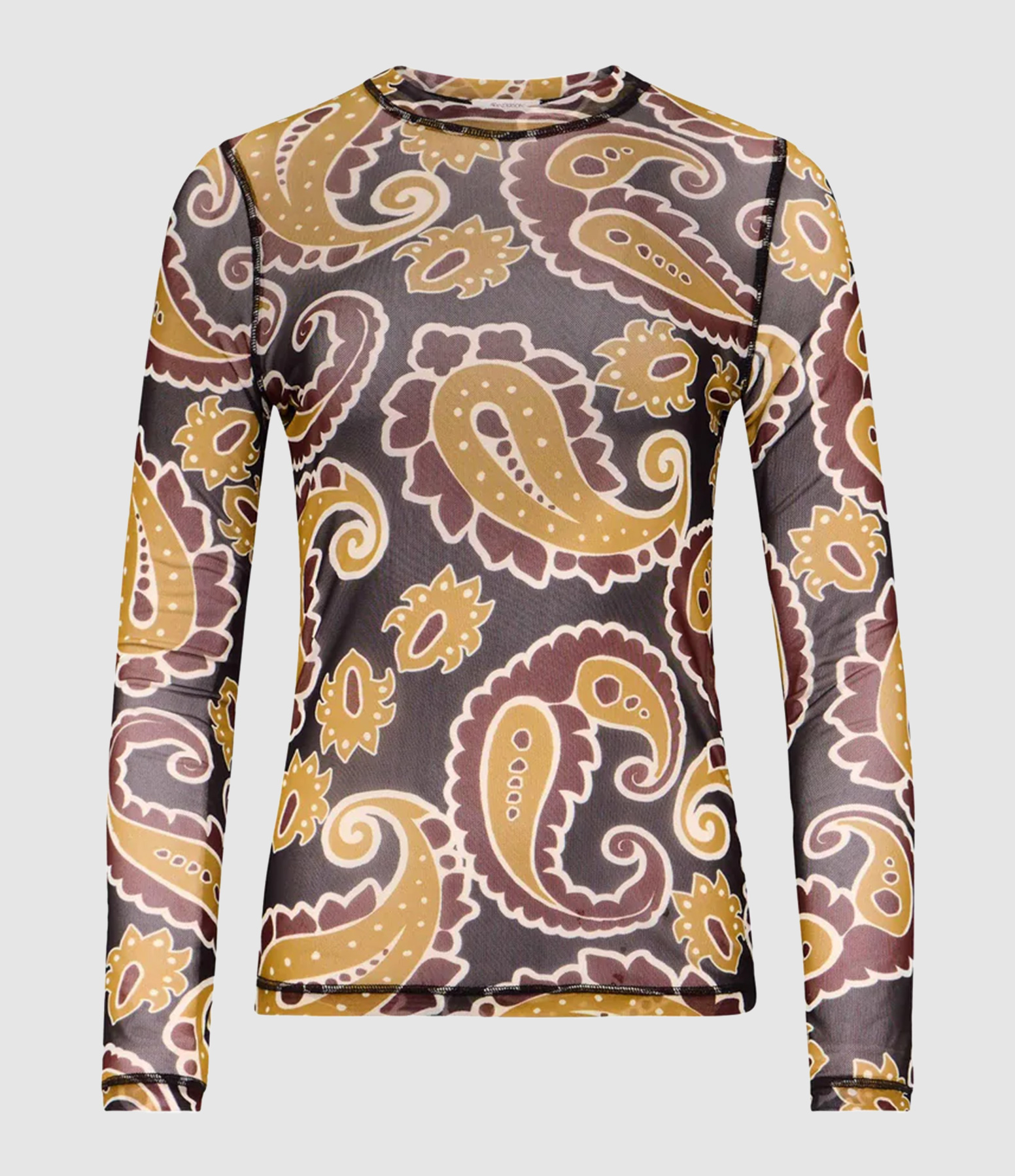 Top Manches Longues Red Brown