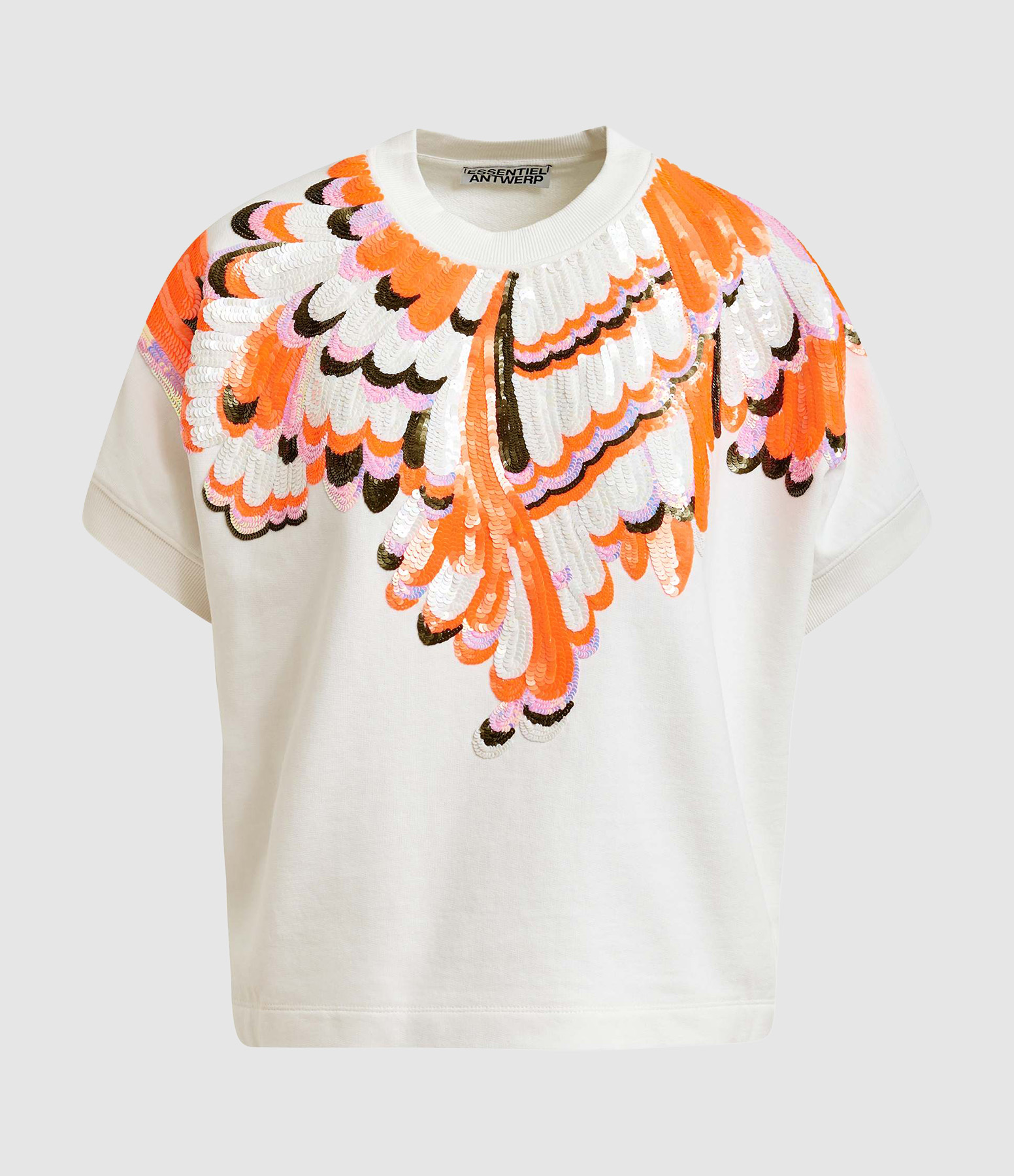 Sweatshirt Jolies Blanc Multicolore