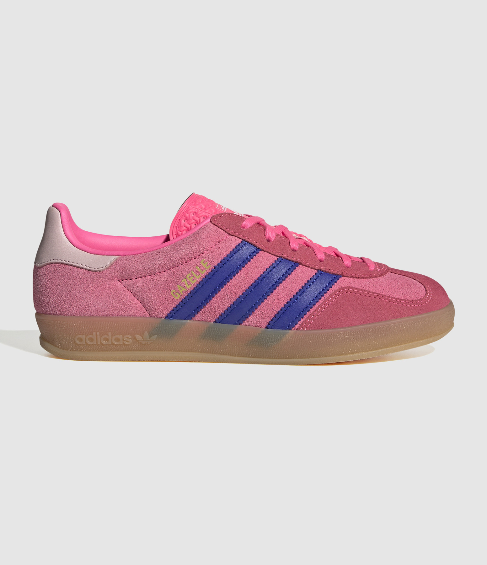 Baskets Gazelle Indoor Rose, Gomme