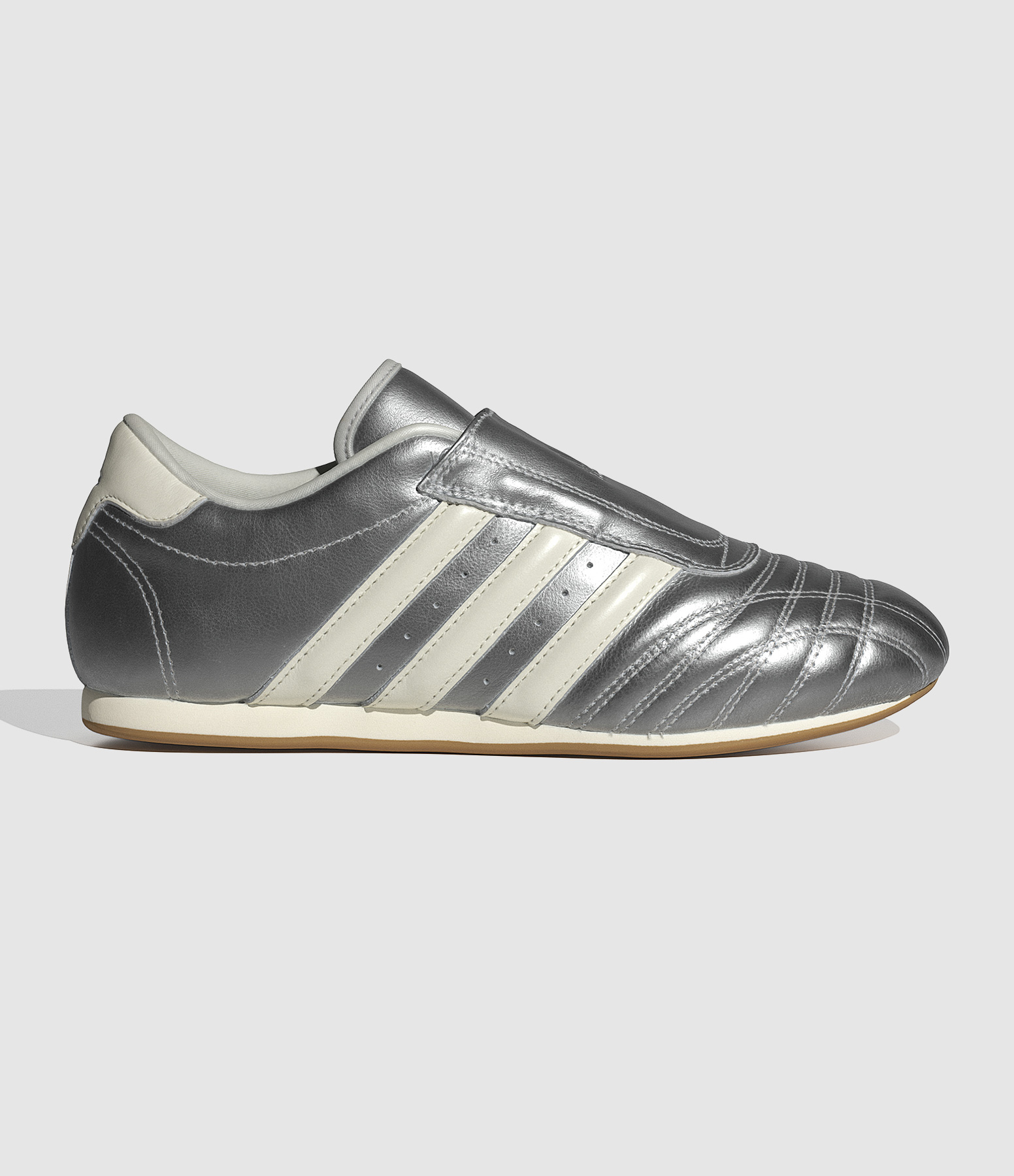 Baskets Taekwondo Silver Metallic / Off White / Gum