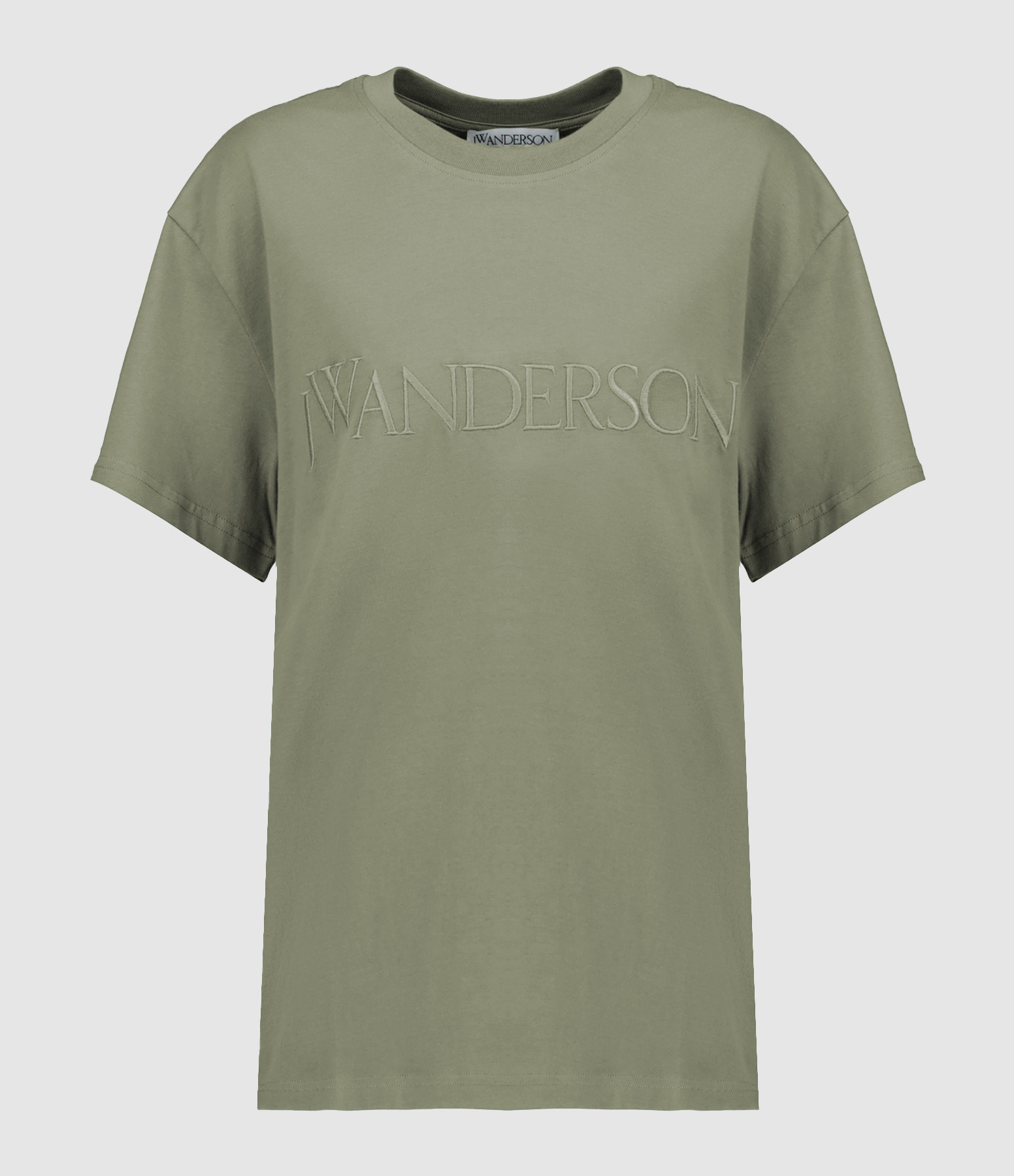 Tee-shirt Logo Broderie Vert
