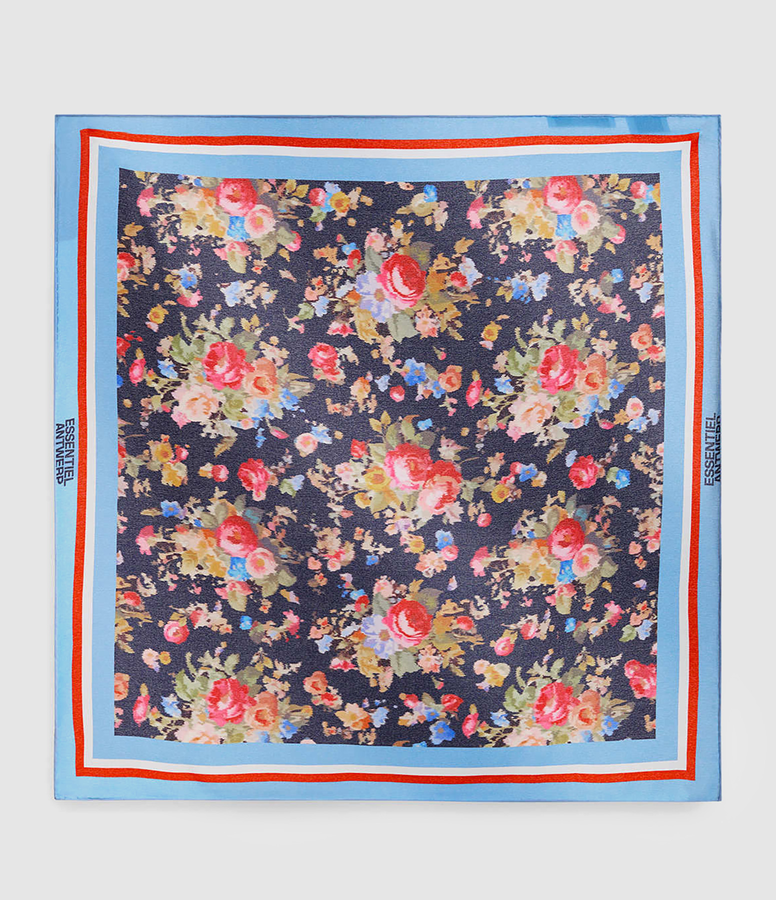 Echarpes Foulards Jungle Bleu Multicolore