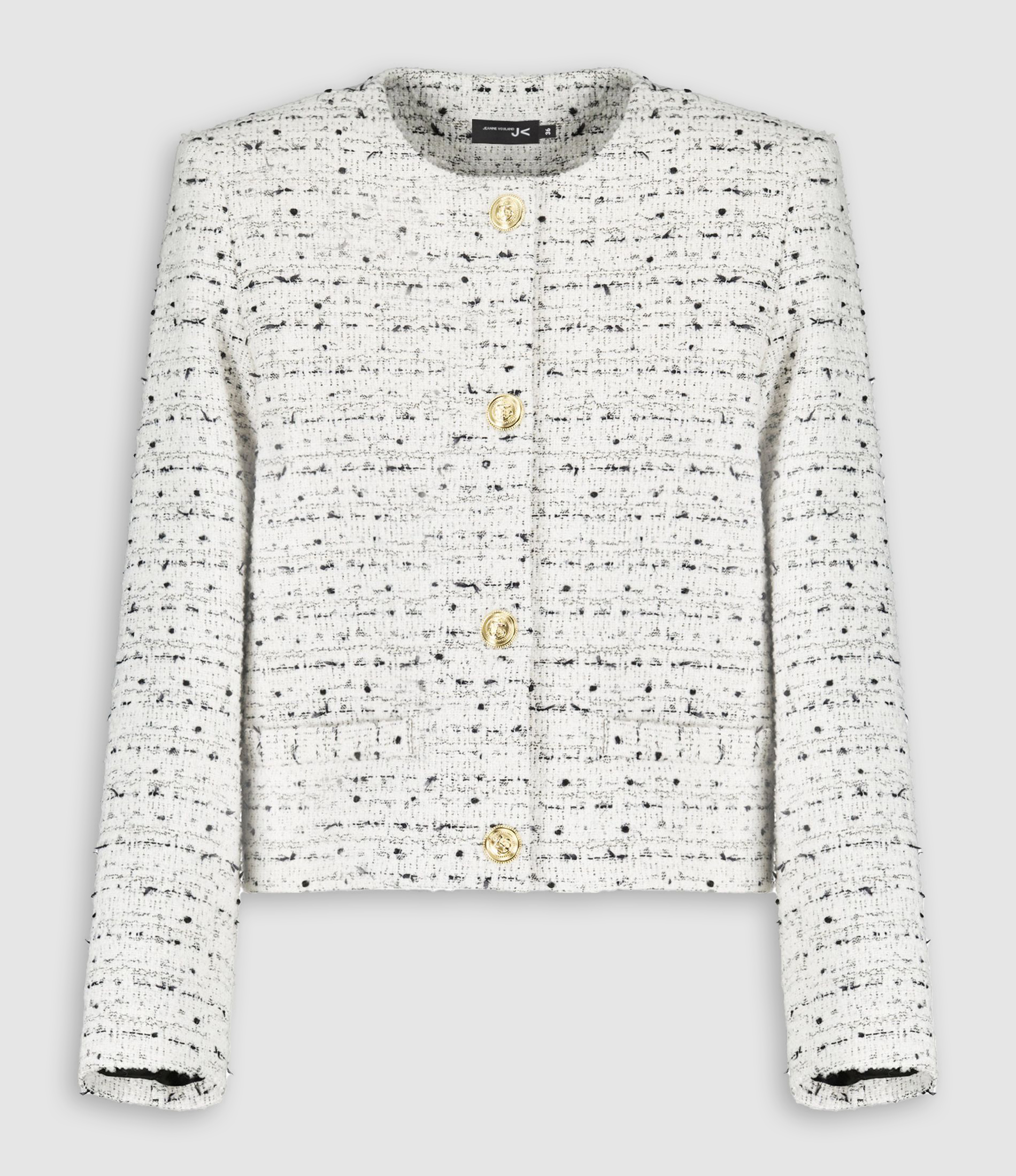 Veste Jazz Tweed Noir Blanc