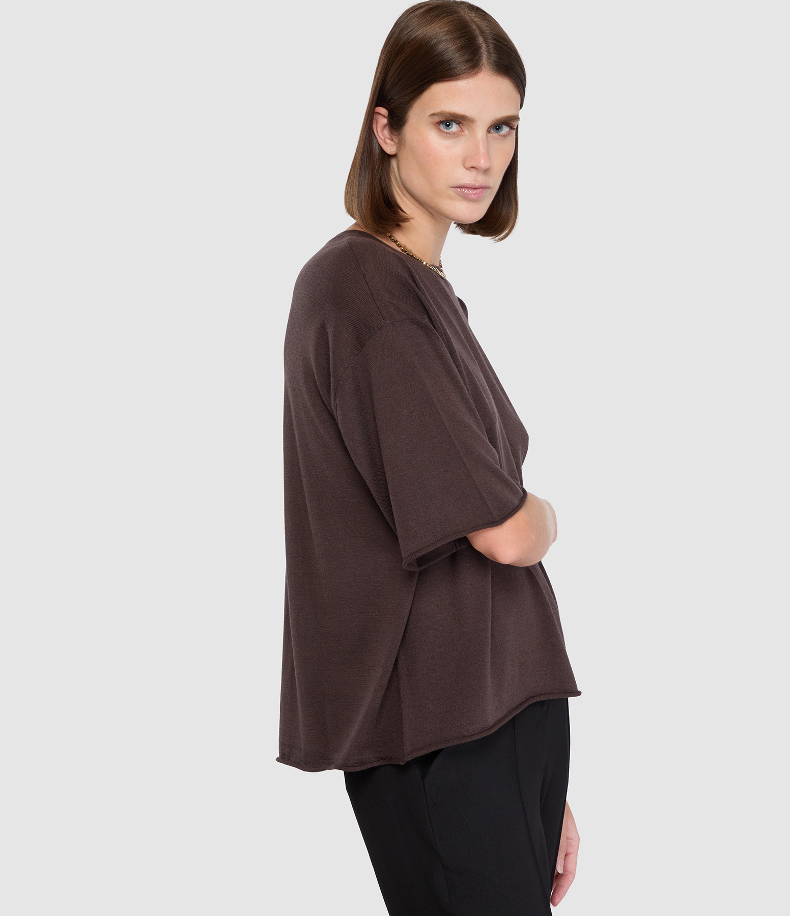 Pull Fin Roffy Chocolat