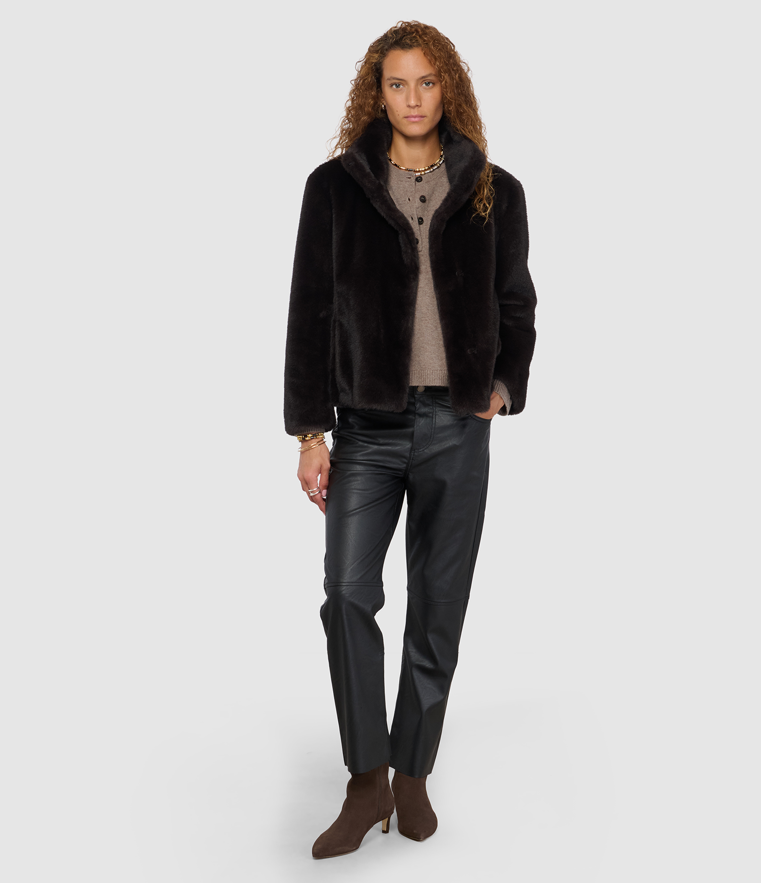 Pantalon Gabryel Similicuir Noir