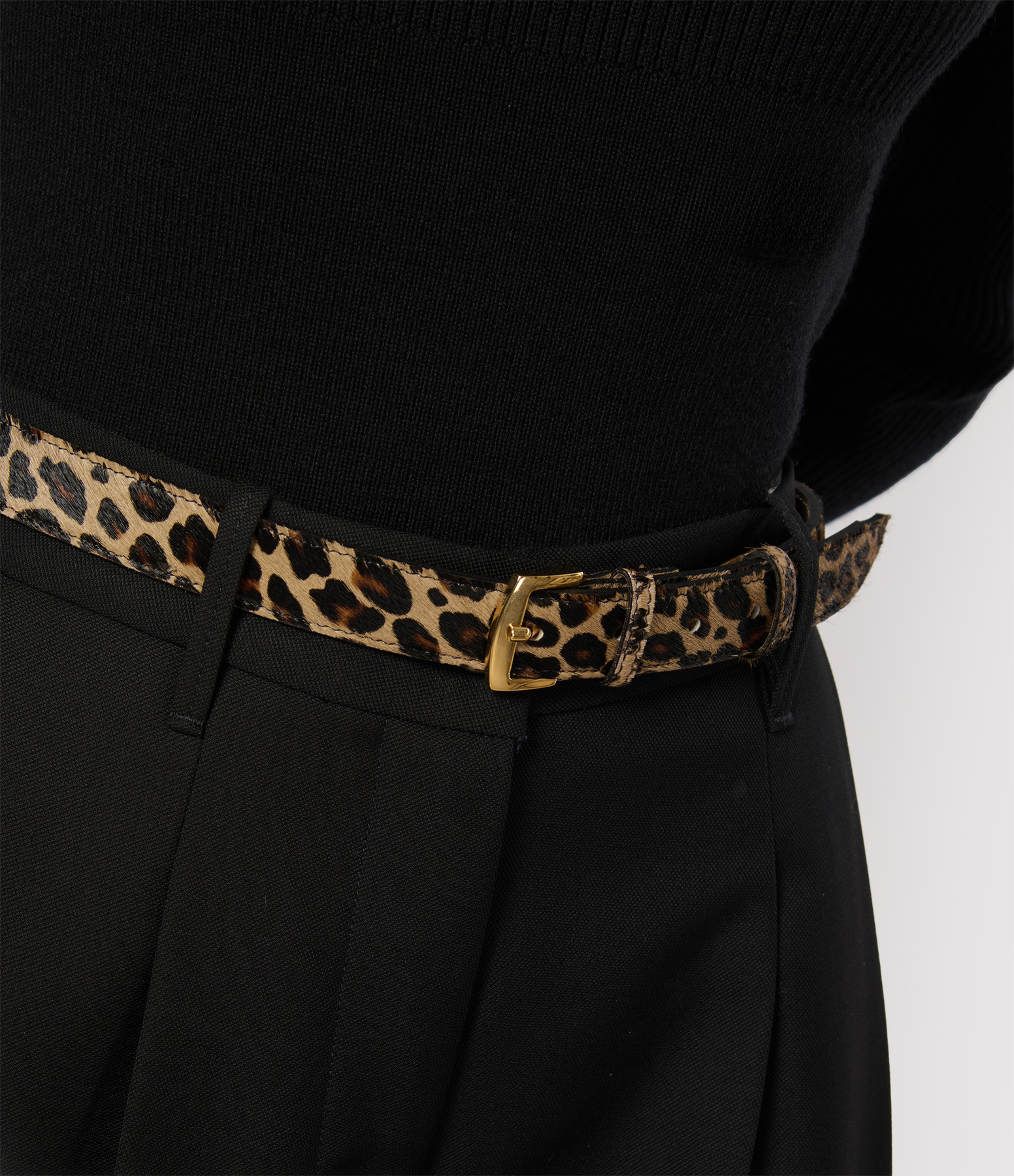 Ceinture Loli Cuir Léopard
