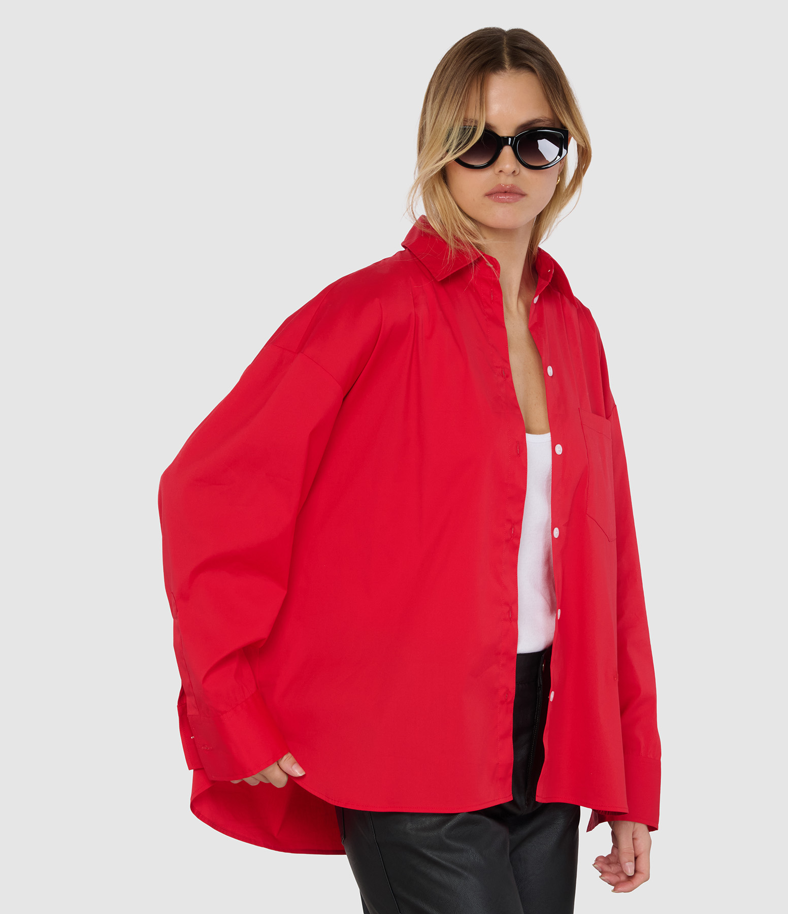 Chemise Oversize Pauli Rouge