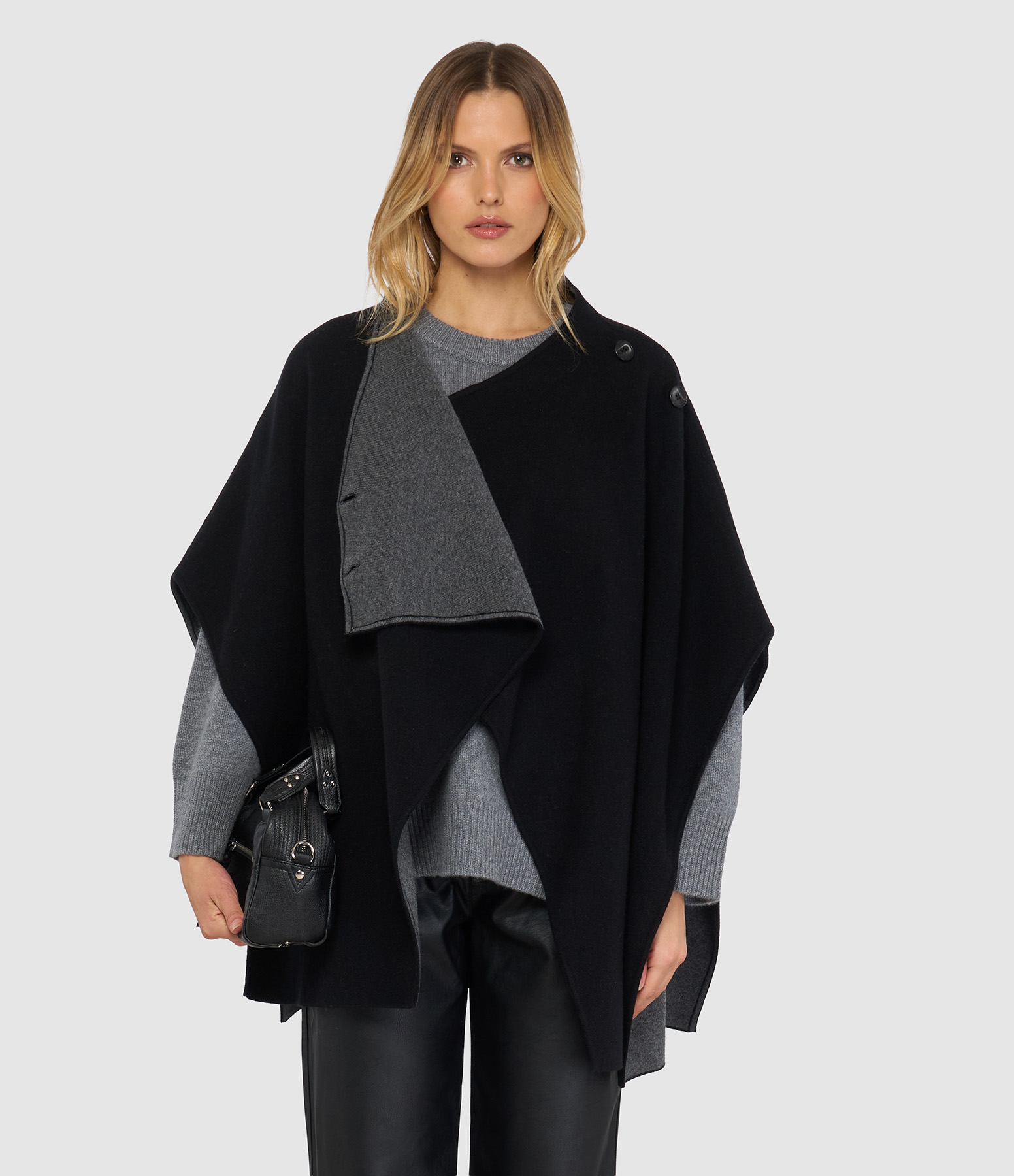 Gilet Rokal Noir Et Gris