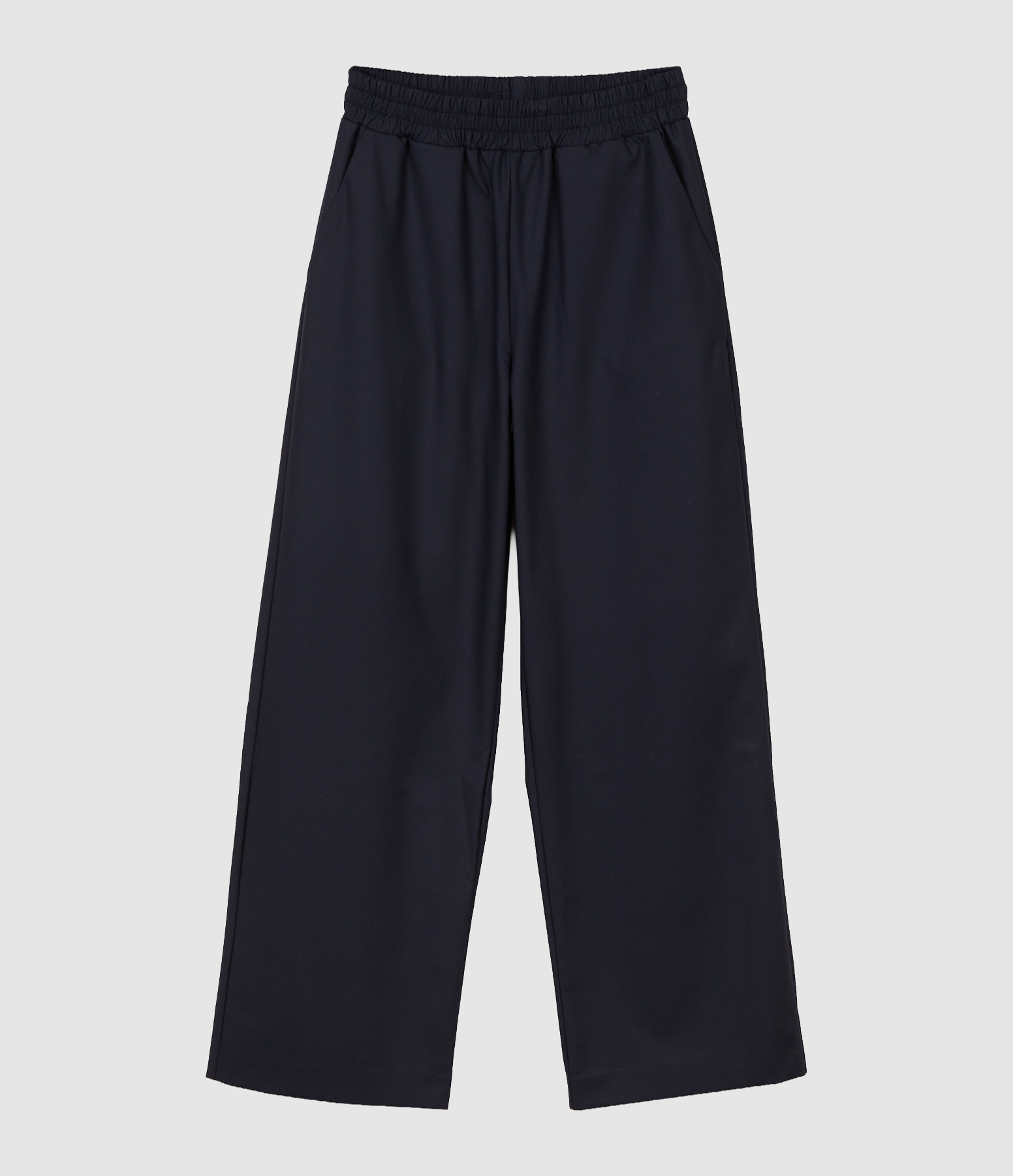 Pantalon Rosie Droit Jambe Large, Taille Elastiquée