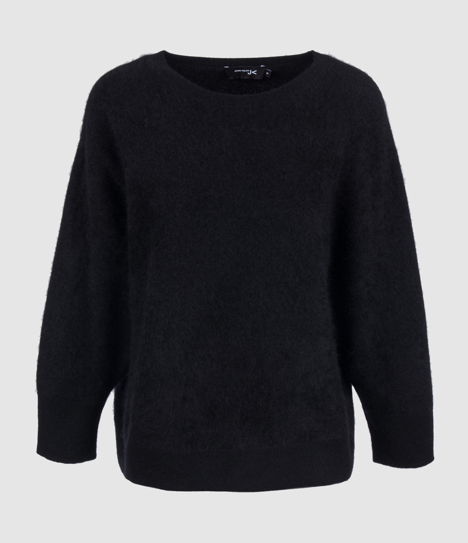 Pull Riven Maille Cachemire  Brossé Noir